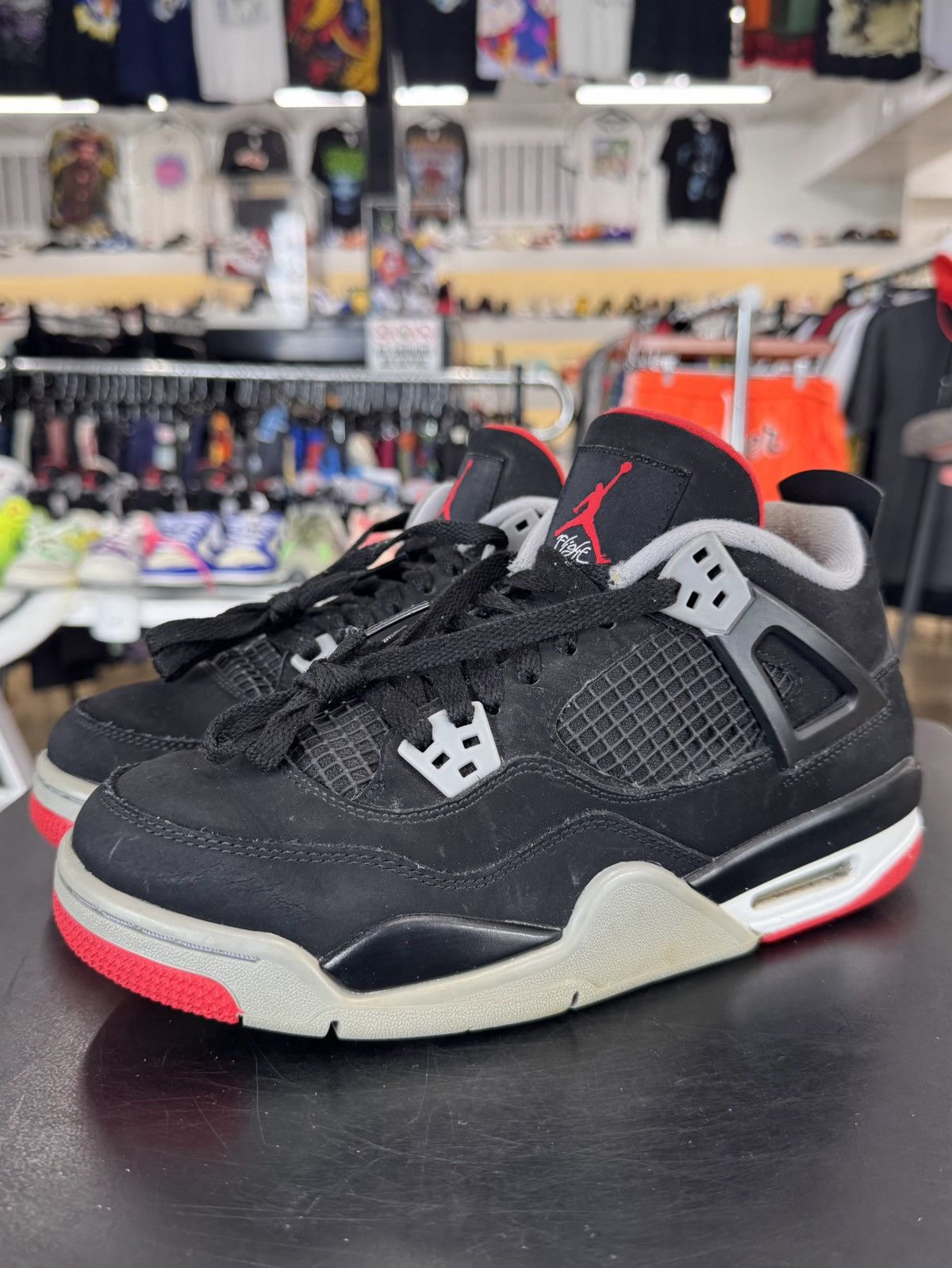 Jordan Brand Air Jordan 4 Bred Size 7Y (2019) Size US 7 / EU 40 - 1 Thumbnail