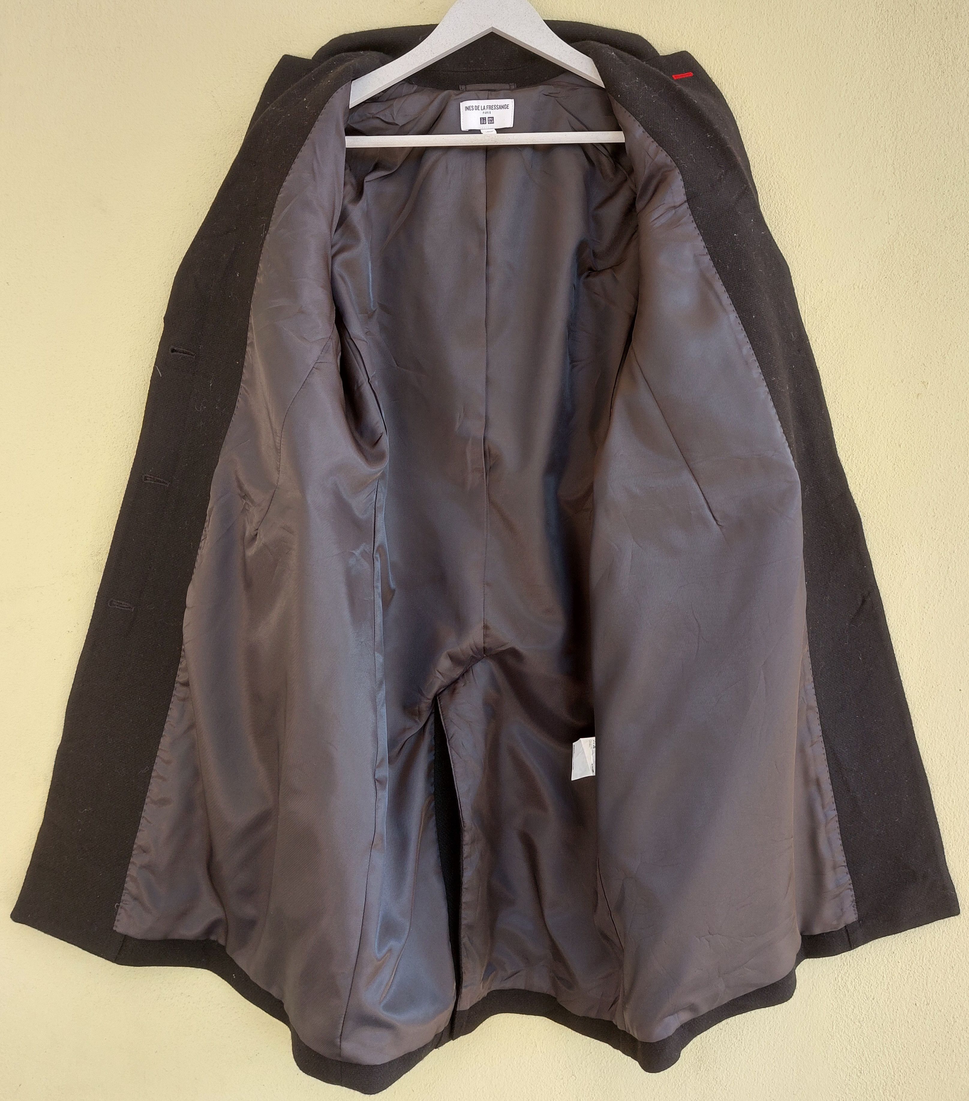 Uniqlo UNIQLO x INES DE LA FRESSANGE wool overcoat Size L / US 10 / IT 46 - 6 Thumbnail