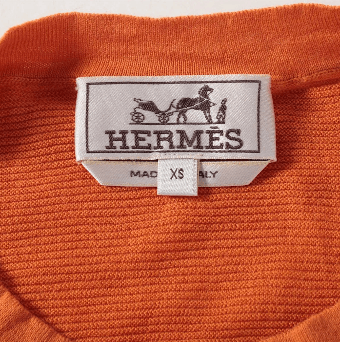 Hermes Cotton Knit T-shirt Size US XS / EU 42 / 0 - 5 Thumbnail