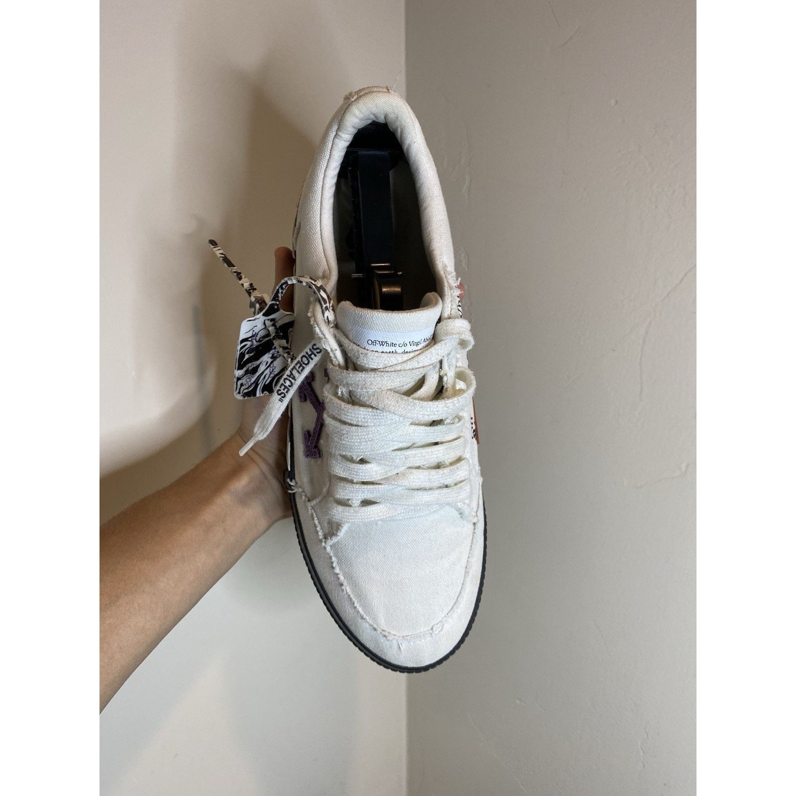 Off-White OFF-WHITE Vulc Low “White Purple” | Size 43 EU | 10 US Size US 10 / EU 43 - 5 Thumbnail