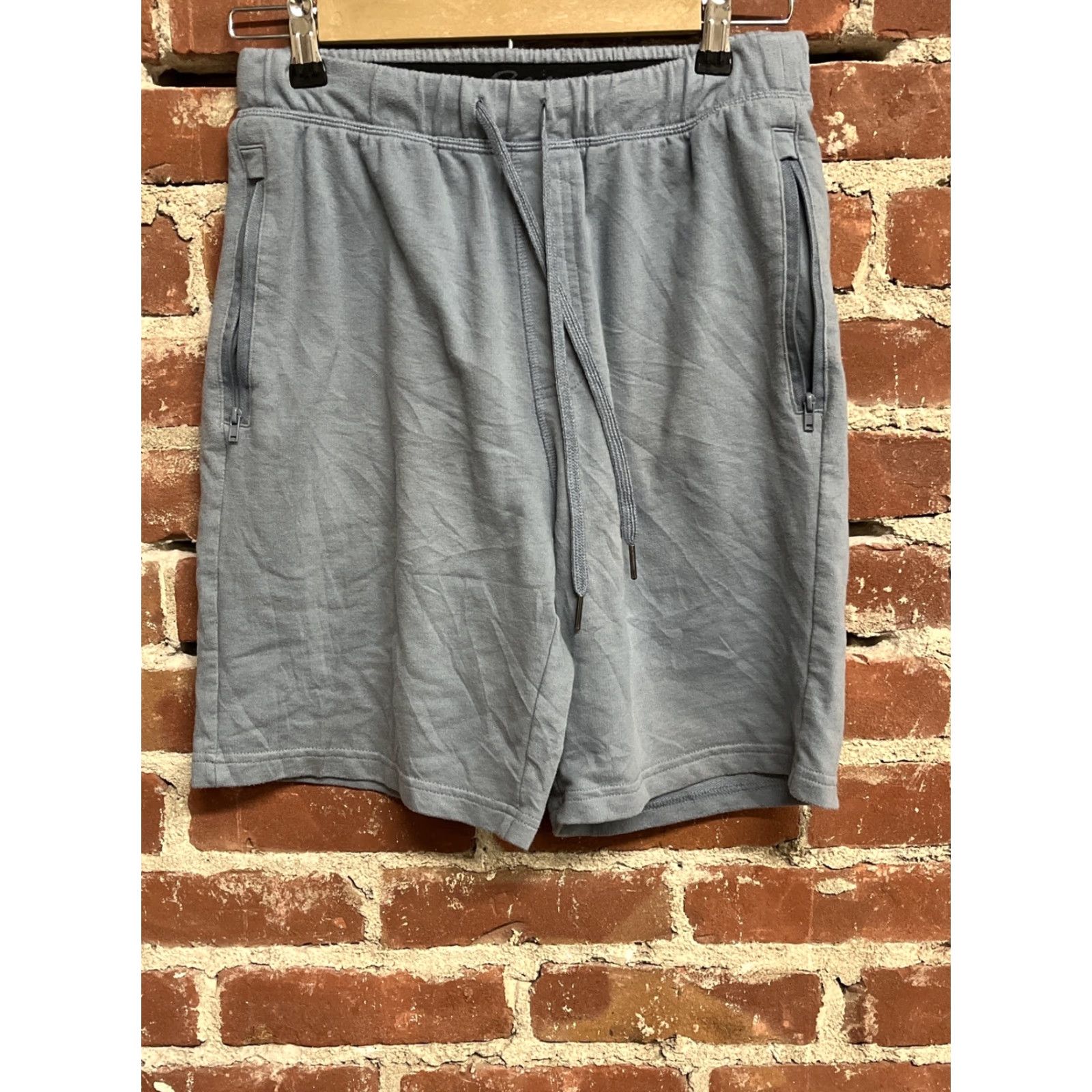 Eddie Bauer Eddie Bauer Mens Blue Cotton Short Drawstring Zipper Pockets Size Small Size US 29 - 2 Thumbnail