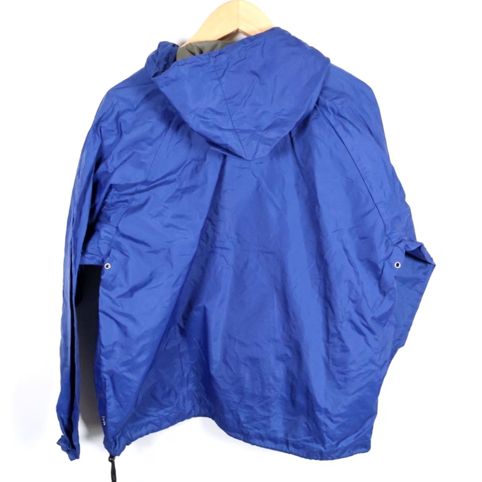 Gap VINTAGE Gap Windbreaker Jacket Mens Medium Blue 1/4 Zip Hooded Nylon 90s Retro Casual Jacket Mens Size US M / EU 48-50 / 2 - 2 Thumbnail