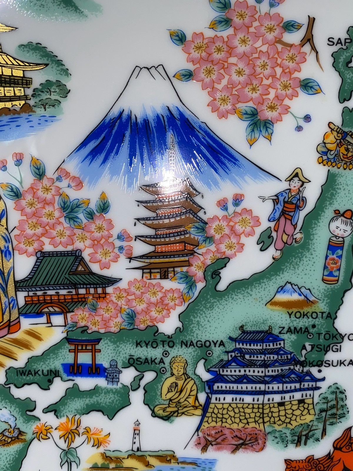 Japanese Brand Japan Map decorative plate/rolling tray Size ONE SIZE - 3 Thumbnail