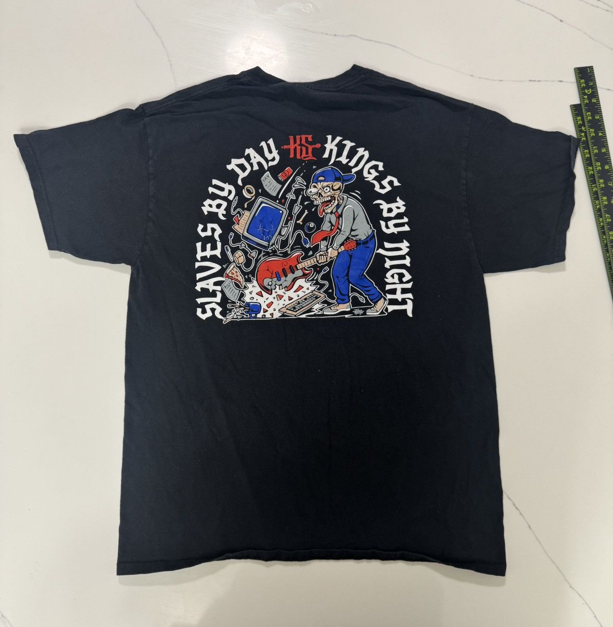 Port & Company Slaves By Day Kings By Night Graphic Tee 🔥 Size US M / EU 48-50 / 2 - 2 Thumbnail