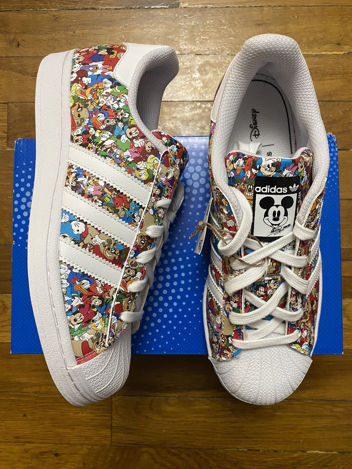 Adidas Disney Size 6.5Y 7.5W Adidas Superstar Disney Mickey Mouse GS Grailed