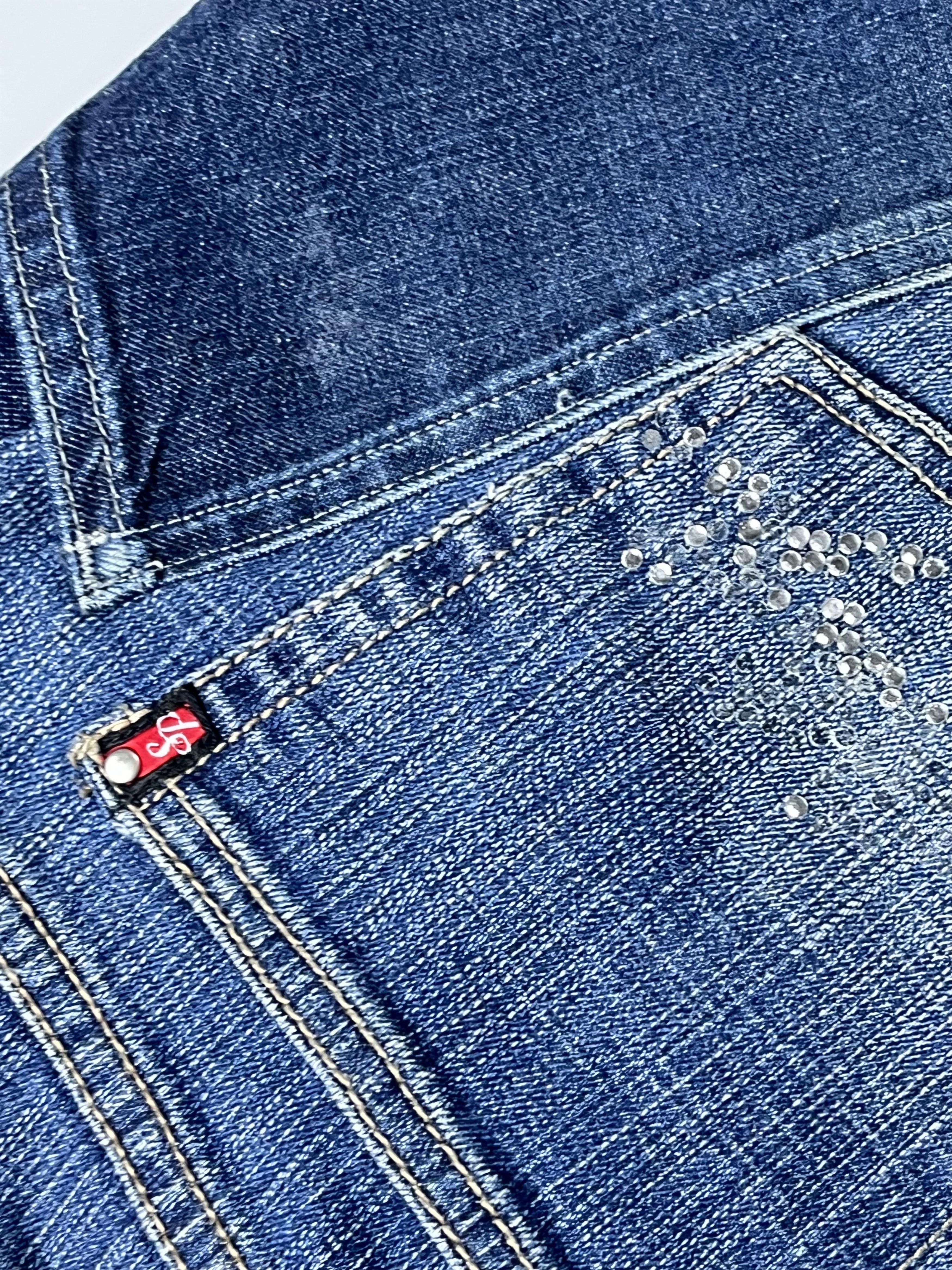 Japanese Brand SOUTHPOLE VINTAGE CRAZY BAGGY FIT REWORK JEAN Size US 34 / EU 50 - 14 Thumbnail