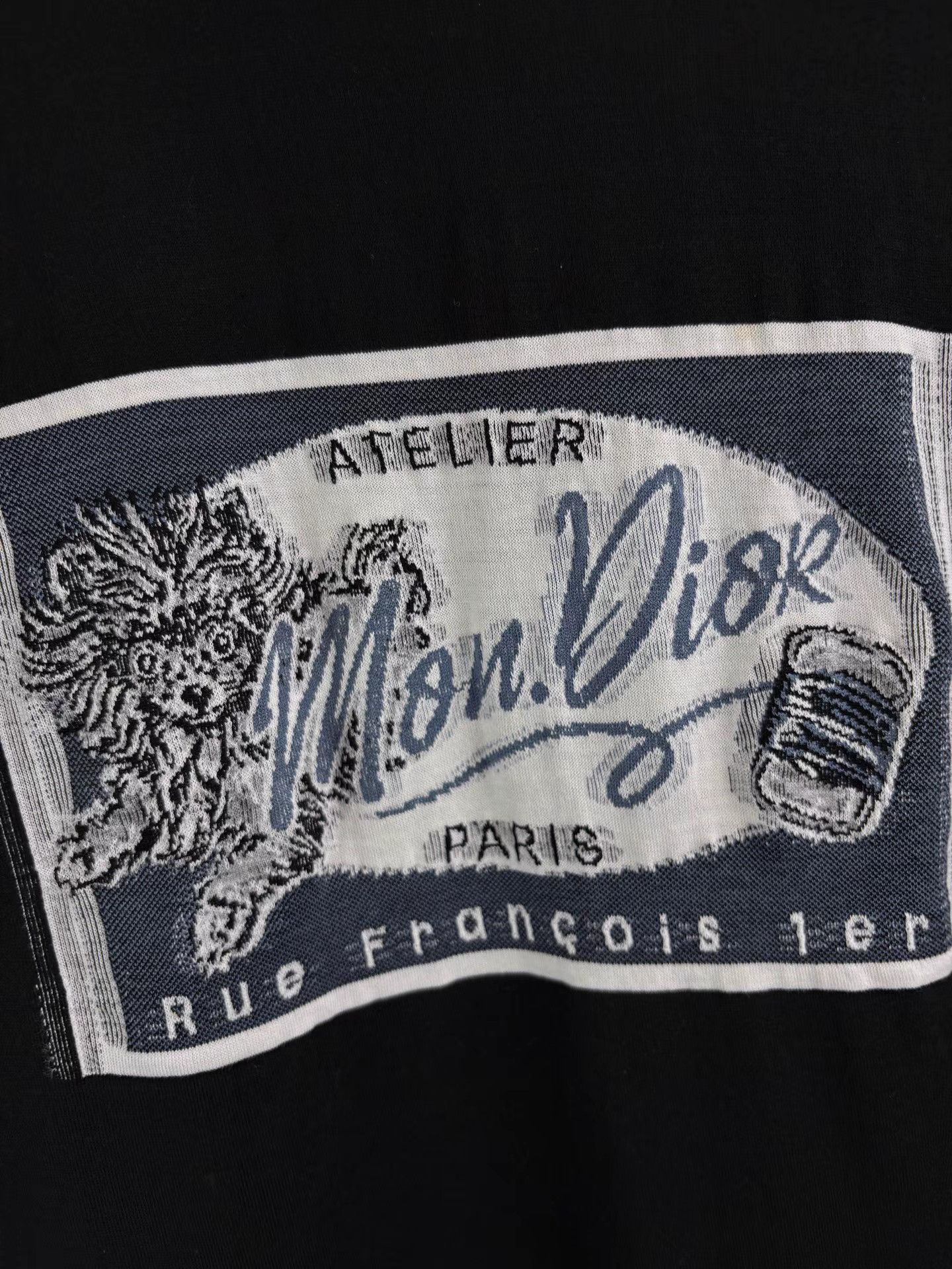 Dior DIOR Black Stamp Slogan Short Sleeve K1 Size US XXL / EU 58 / 5 - 3 Thumbnail
