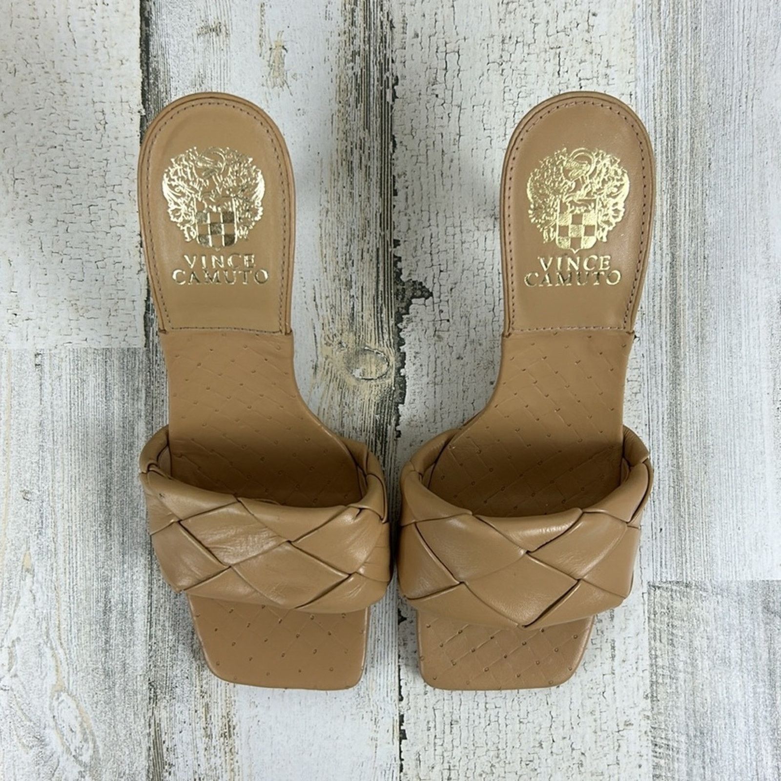 Vince Camuto Vince Camuto Brelanie womens 7 1/2M braided leather sandal Size US 7.5 / IT 37.5 - 2 Thumbnail