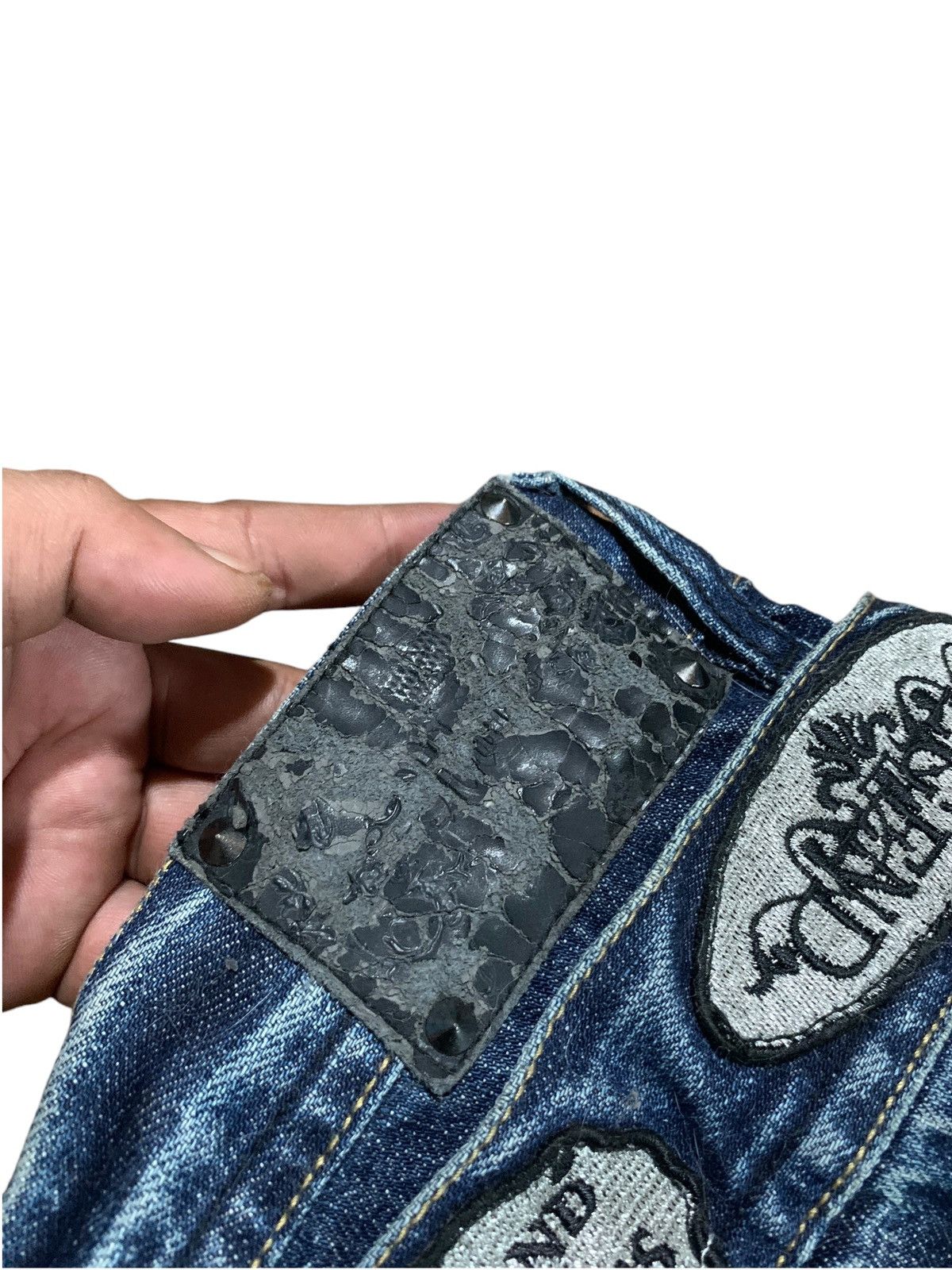 If Six Was Nine Midas double waist flare jeans patch multipocket Size US 32 / EU 48 - 10 Thumbnail