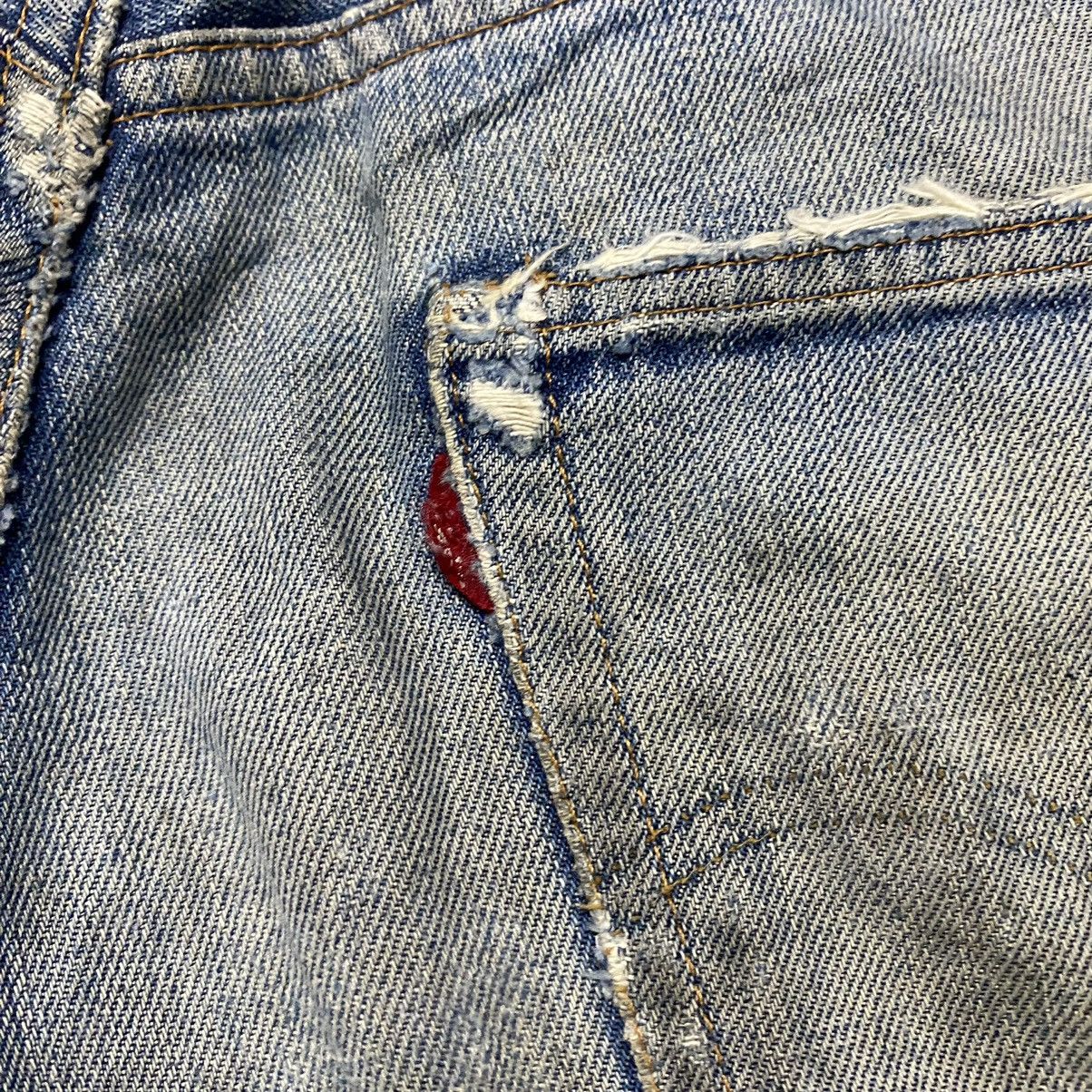 Levi's Vintage 60s Levis 501 Big E Redline Denim Jeans Button 8 Size US 30 / EU 46 - 18 Thumbnail