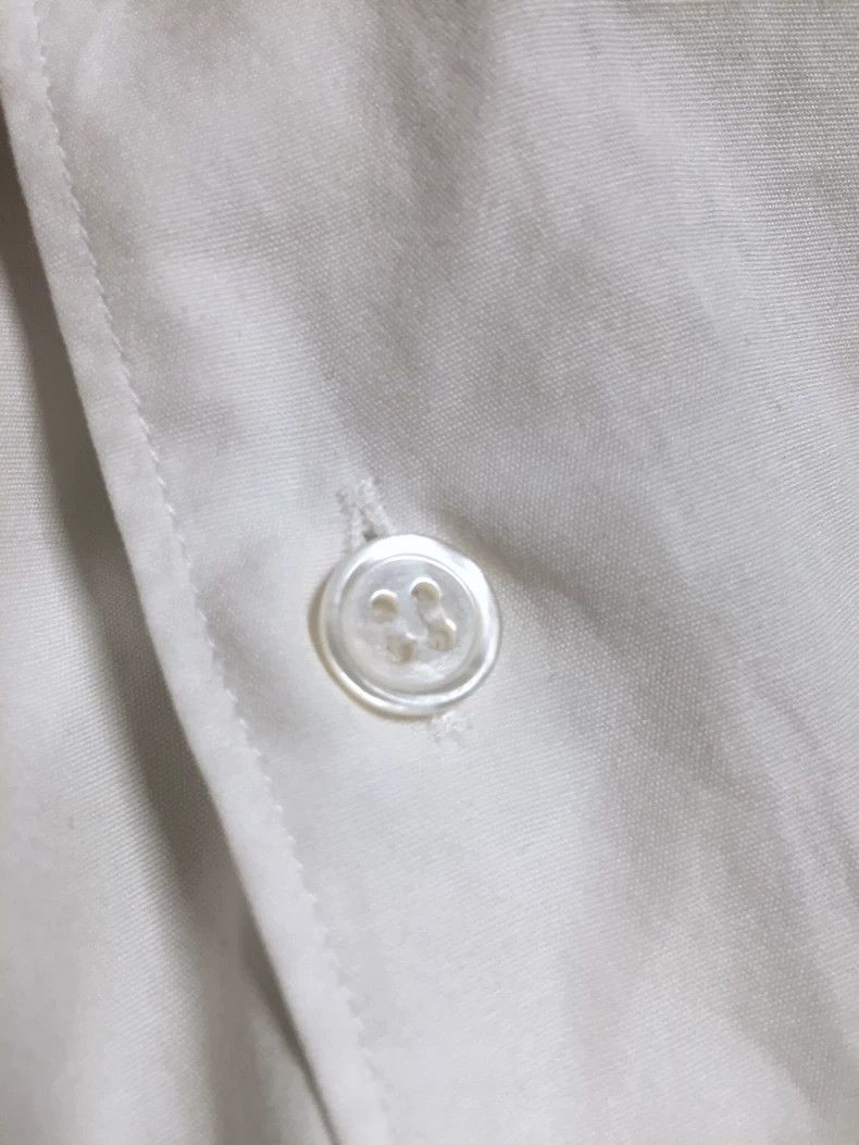 Comme des Garcons Comme Des Garcons Wool patchwork white shirt Size US M / EU 48-50 / 2 - 6 Thumbnail