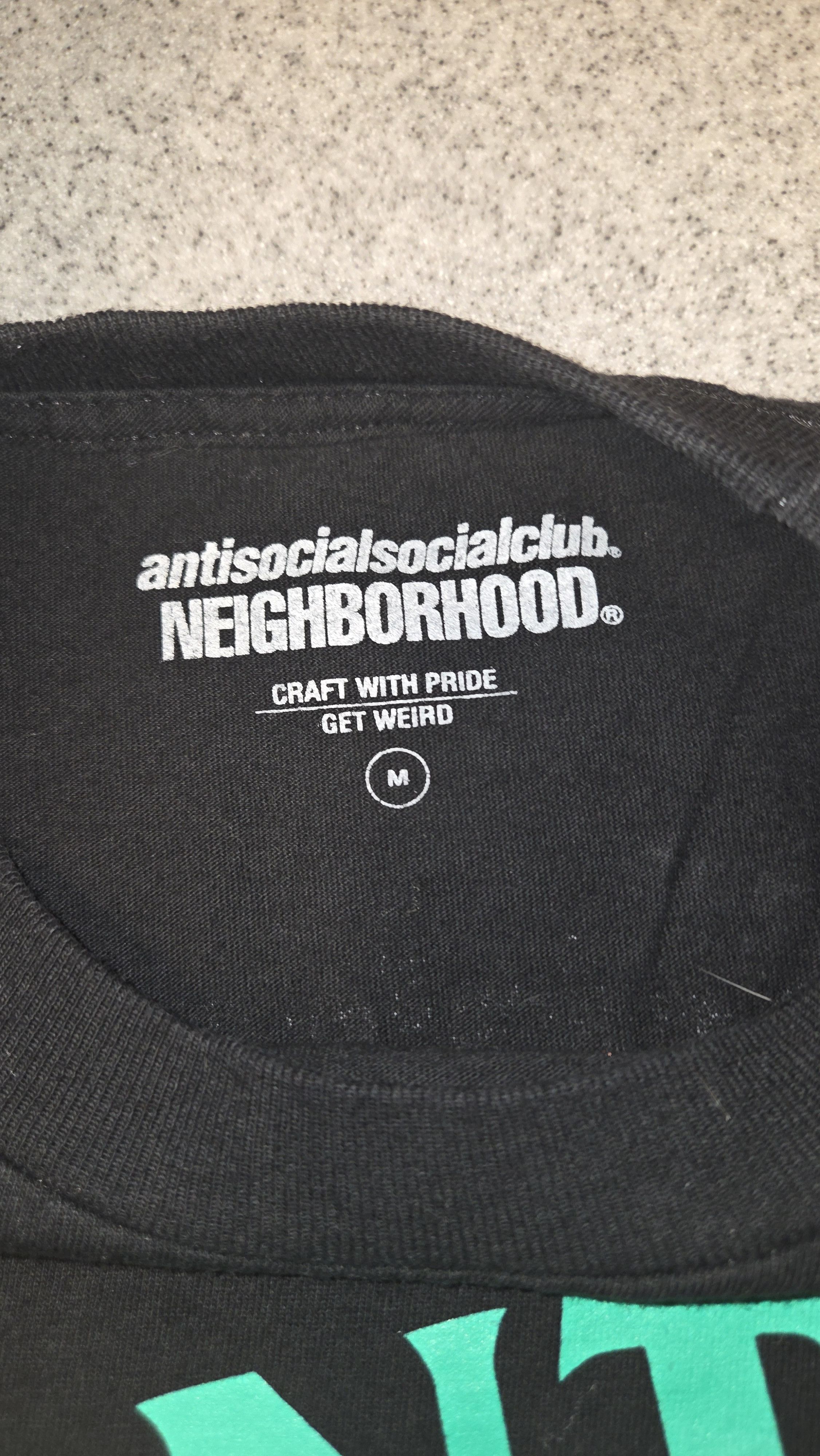Anti Social Social Club × Neighborhood Anti Social Social Club x Neighborhood Cambered Black Tee Size US M / EU 48-50 / 2 - 4 Thumbnail