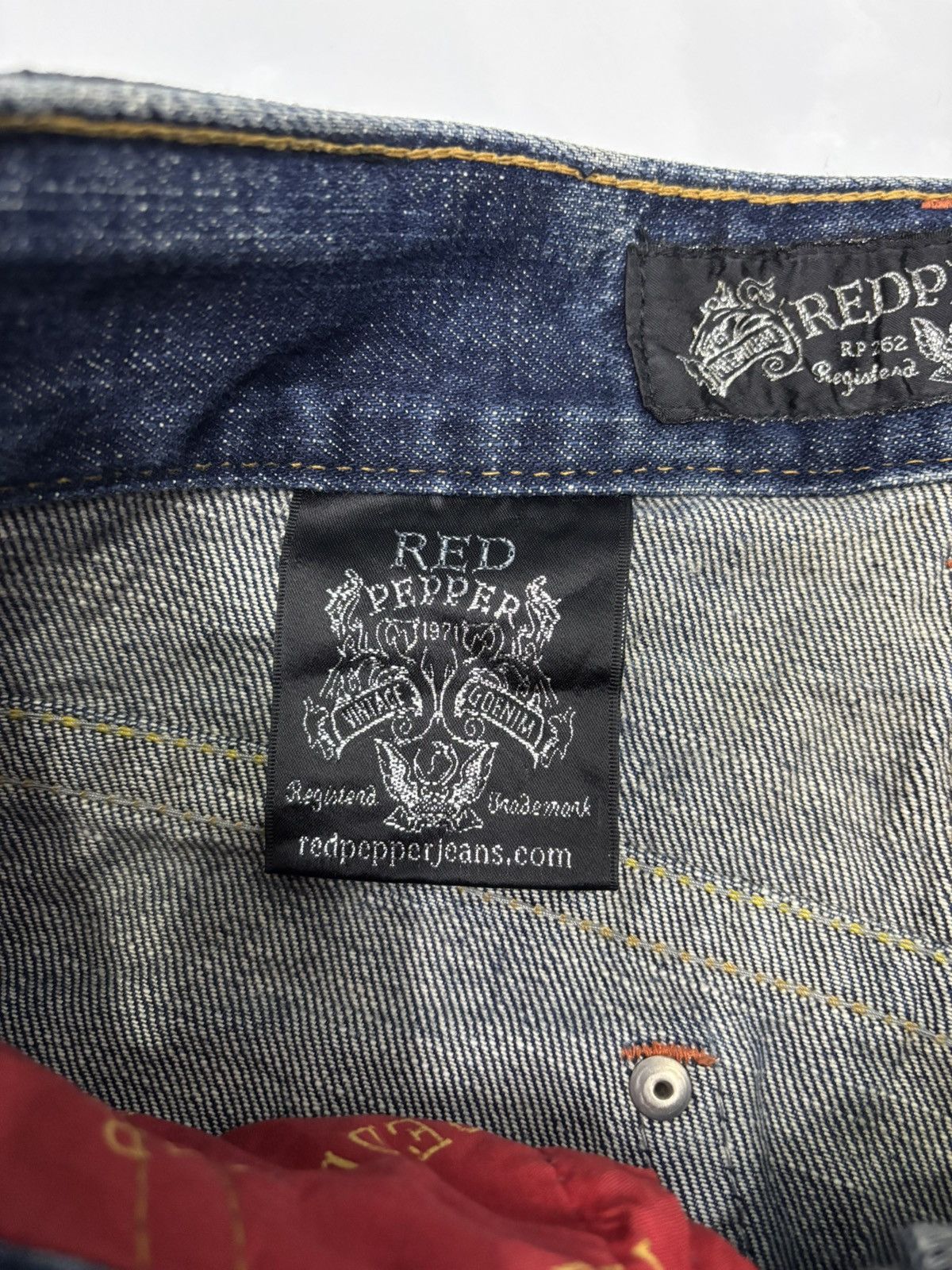 If Six Was Nine 🔥RED PEPPER DISTRESSED DENIM DOUBLE POCKET PUNK JEAN Size US 30 / EU 46 - 12 Thumbnail