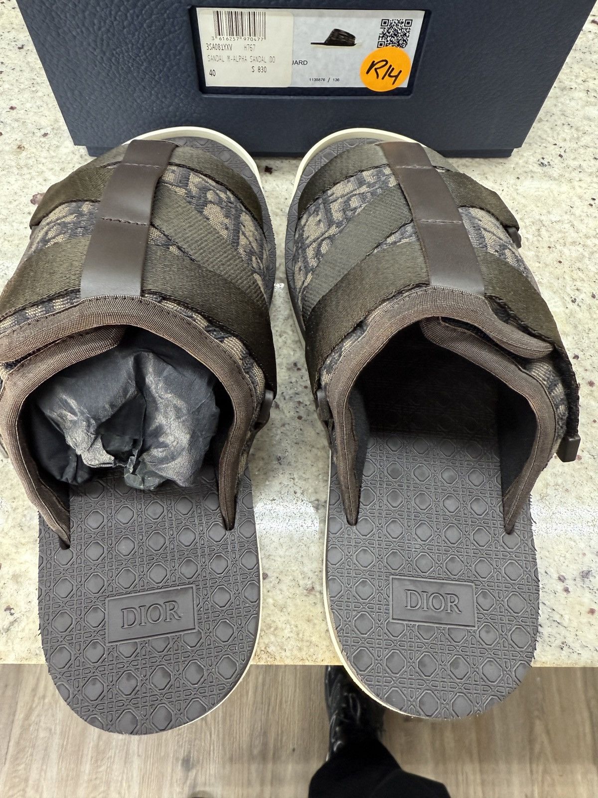 Dior Christian Dior Brown Sandles Size US 7 / EU 40 - 3 Thumbnail