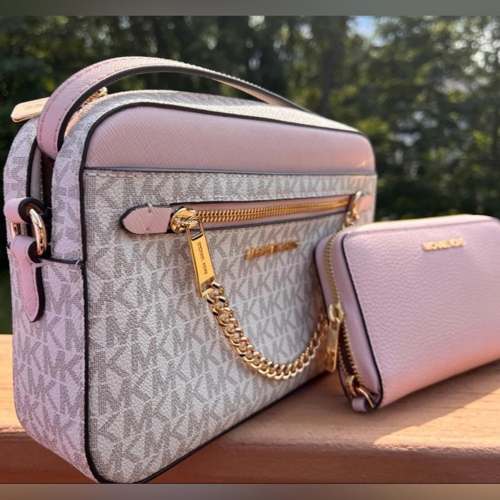 Michael Kors Michael Kors Powder Blush Crossbody Bag W/Continental Wallet Size ONE SIZE - 2 Thumbnail