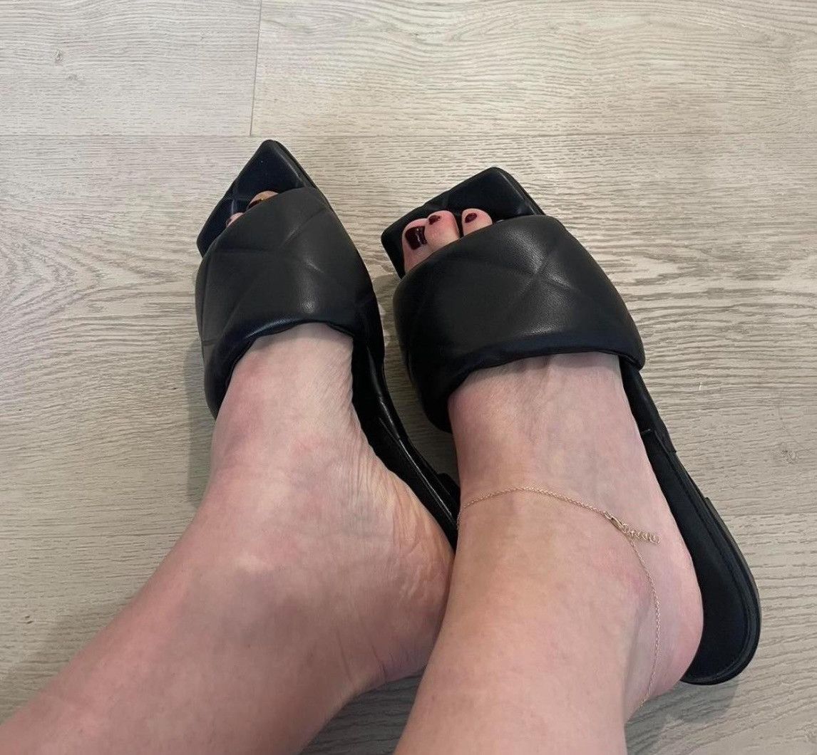 Bottega Veneta Bottega Veneta black leather sandal Size US 7 / IT 37 - 3 Thumbnail