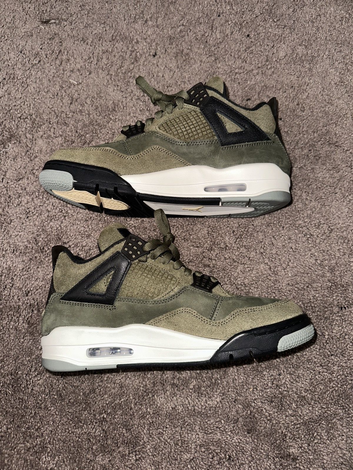 Jordan Brand Jordan 4 Retro Craft Olive Size US 9 / EU 42 - 2 Thumbnail