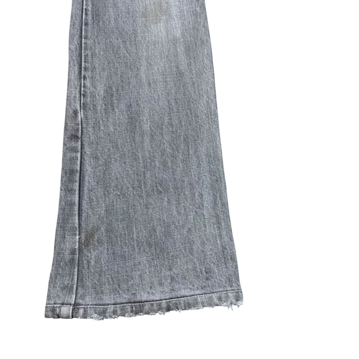 L7 Real Hip L7 Real Hip Grey Denim Flare Jeans Hedi Slimane Size US 32 / EU 48 - 8 Thumbnail