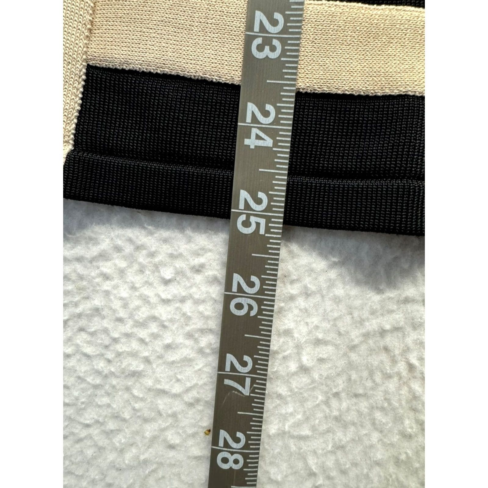 Vintage Lola Bandage Dress Mini Short Womens Small Black and beige Bodycon Going out 5105 Size S / US 4 / IT 40 - 6 Thumbnail