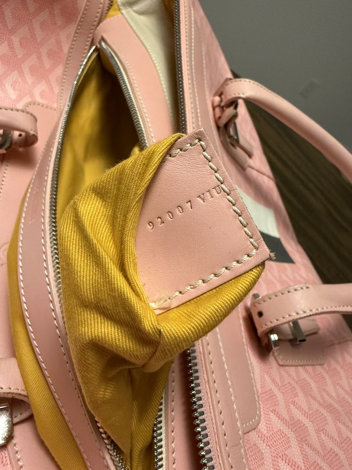 Goyard 2008 Pink Sakura Goyard Boeing Duffle Bag Size ONE SIZE - 2 Thumbnail