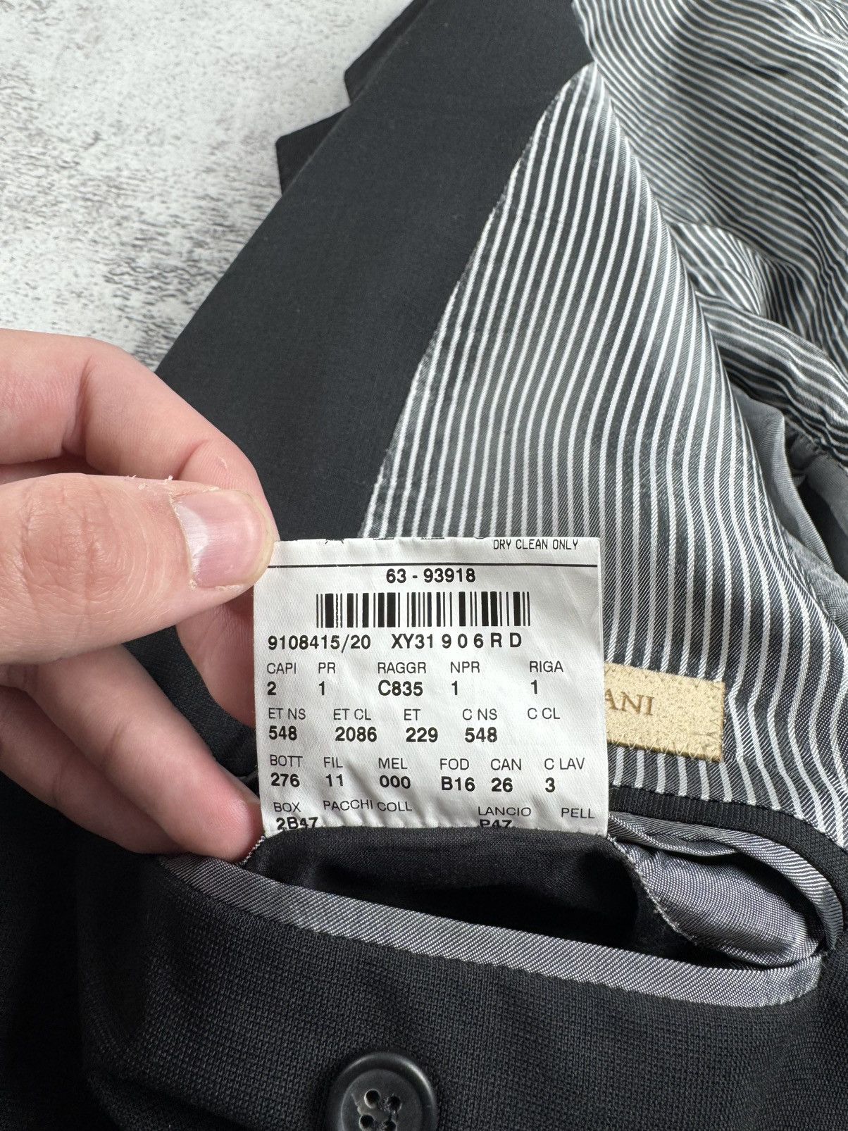 Corneliani Vintage 52R Viscose Classic Blazer Suit Jacket