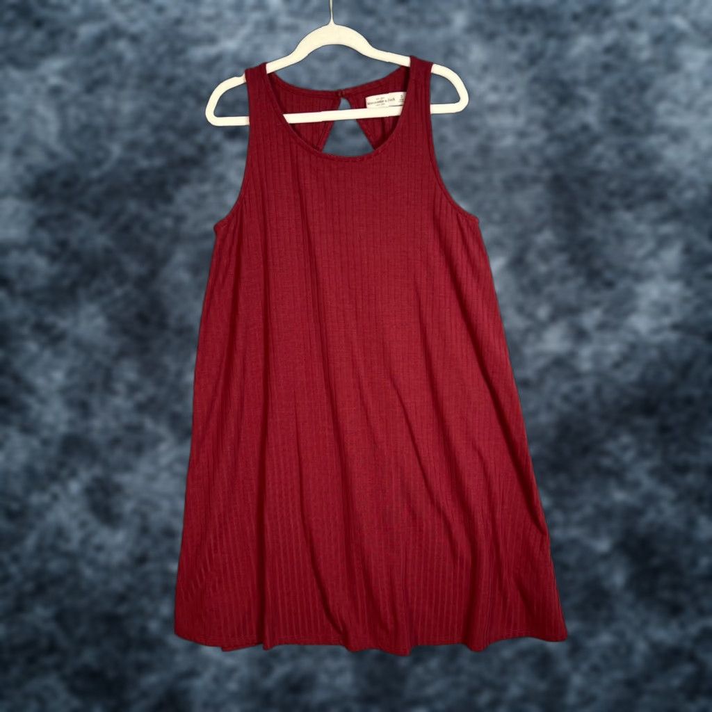 Abercrombie & Fitch Abercrombie & Fitch Womens Short Sleeveless Red Knit Dress Size S / US 4 / IT 40 - 1 Thumbnail