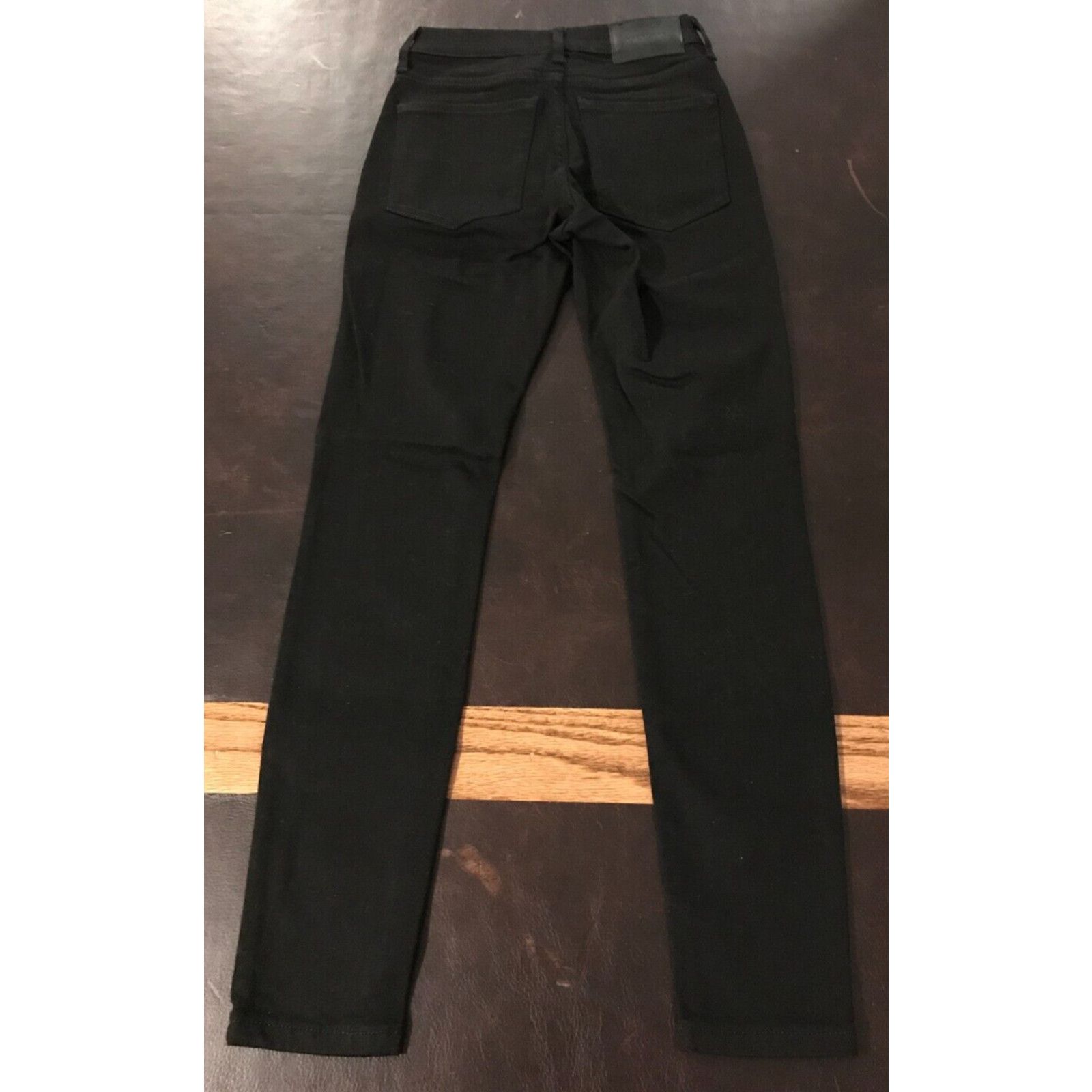 Everlane Everlane Women's Black Mid Rise Skinny Ankle Jeans - Size 23 Size 23" - 3 Thumbnail