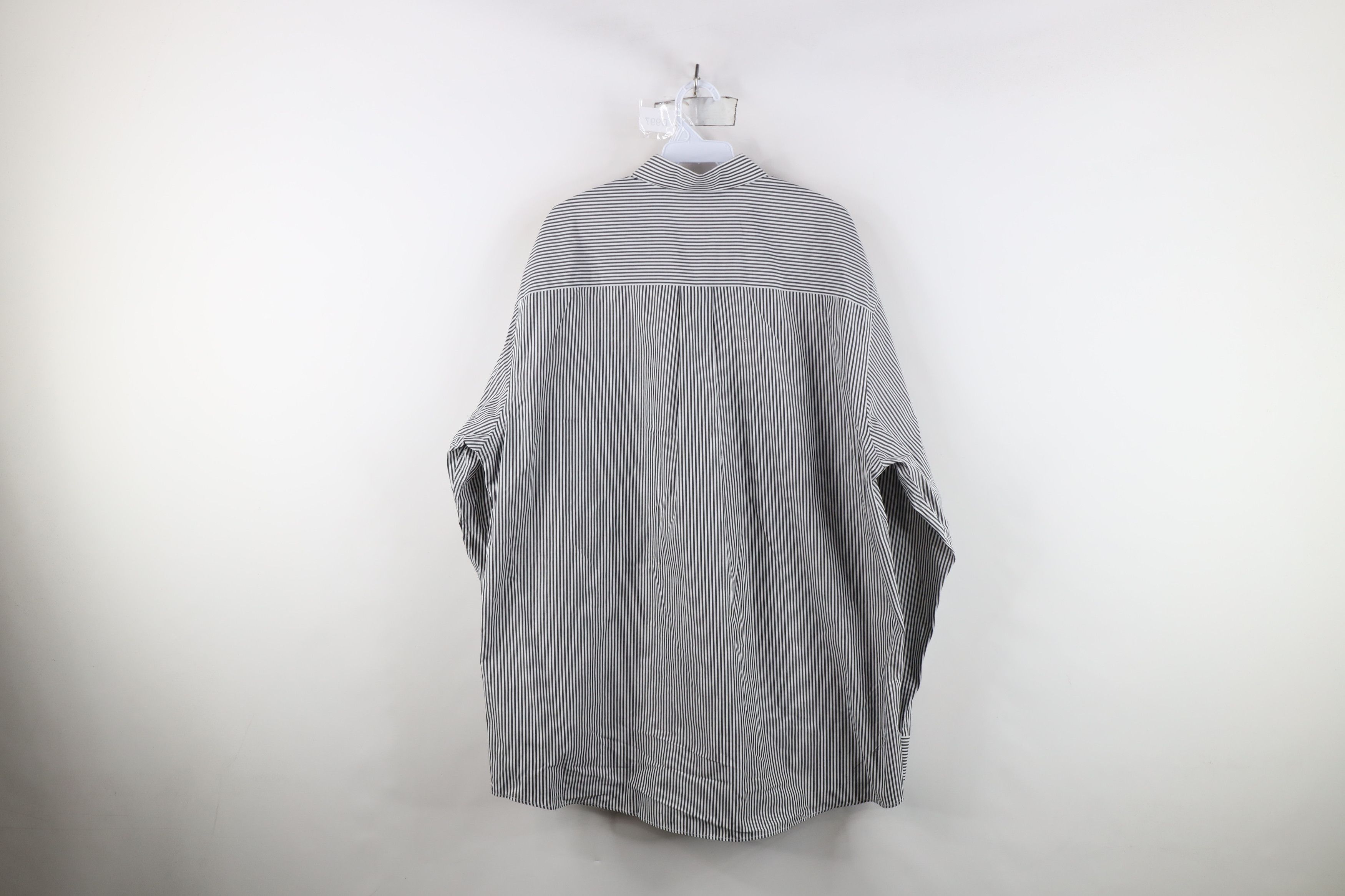 Vintage Vintage 90s Ohio State University Striped Button Down Shirt Size US XL / EU 56 / 4 - 12 Thumbnail