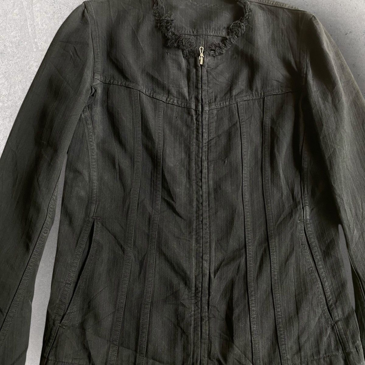 Julius SS06 The Structure Rigid Herringbone Jacket Size US M / EU 48-50 / 2 - 4 Thumbnail