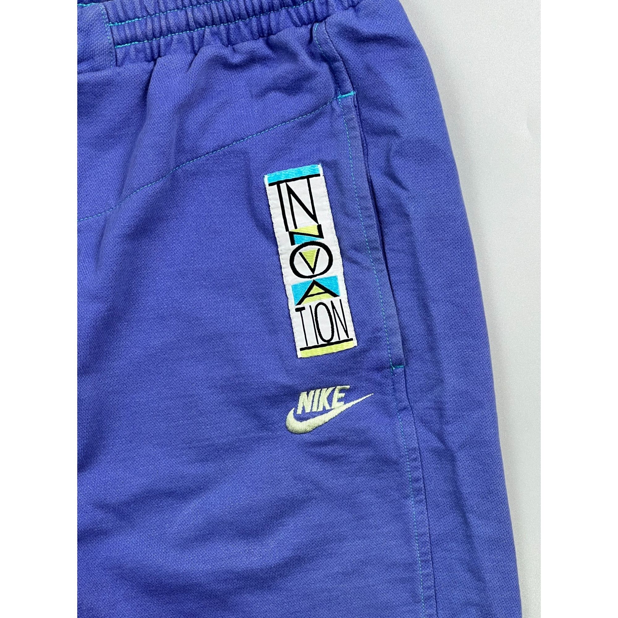 Nike Nike Vintage Innovation Purple Sweat Shorts (Y0956) Size US 32 / EU 48 - 2 Thumbnail