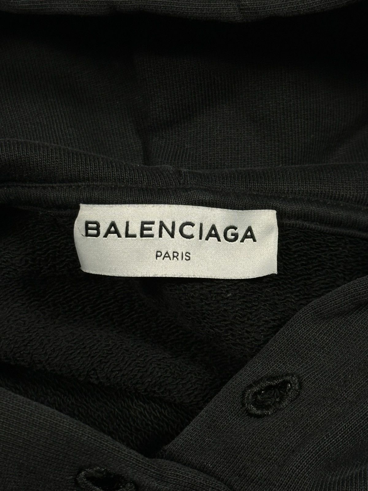 Balenciaga Balenciaga Pocket Back Logo Oversized Hoodie Size US S / EU 44-46 / 1 - 5 Thumbnail