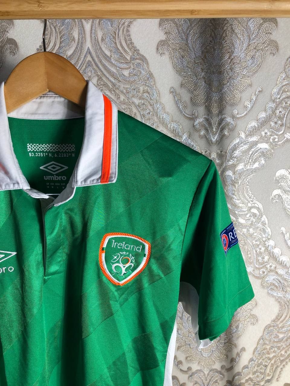 Umbro VINTAGE UMBRO IRELAND RETRO SOCCER JERSEY FAI BLOKE Y2K 90s Size US M / EU 48-50 / 2 - 2 Thumbnail