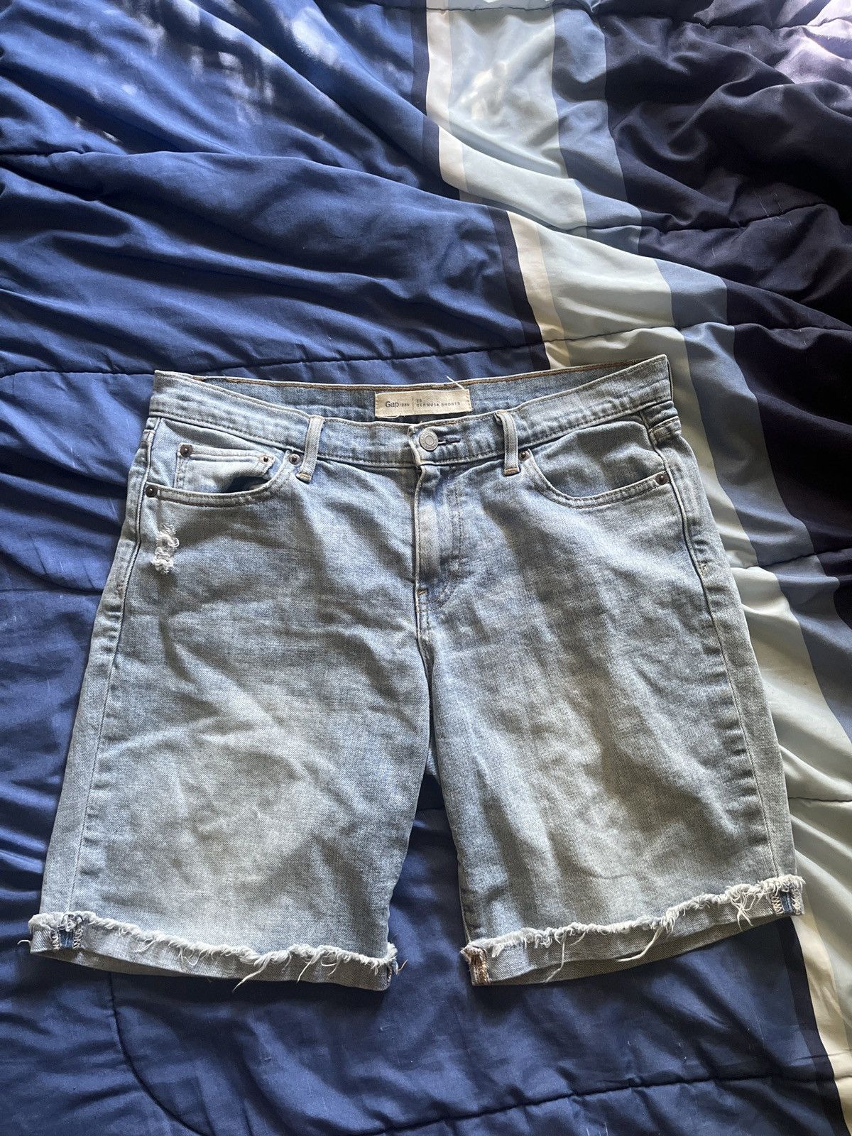 Gap × Vintage Gap Denim Shorts Jorts Size US 30 / EU 46 - 1 Thumbnail