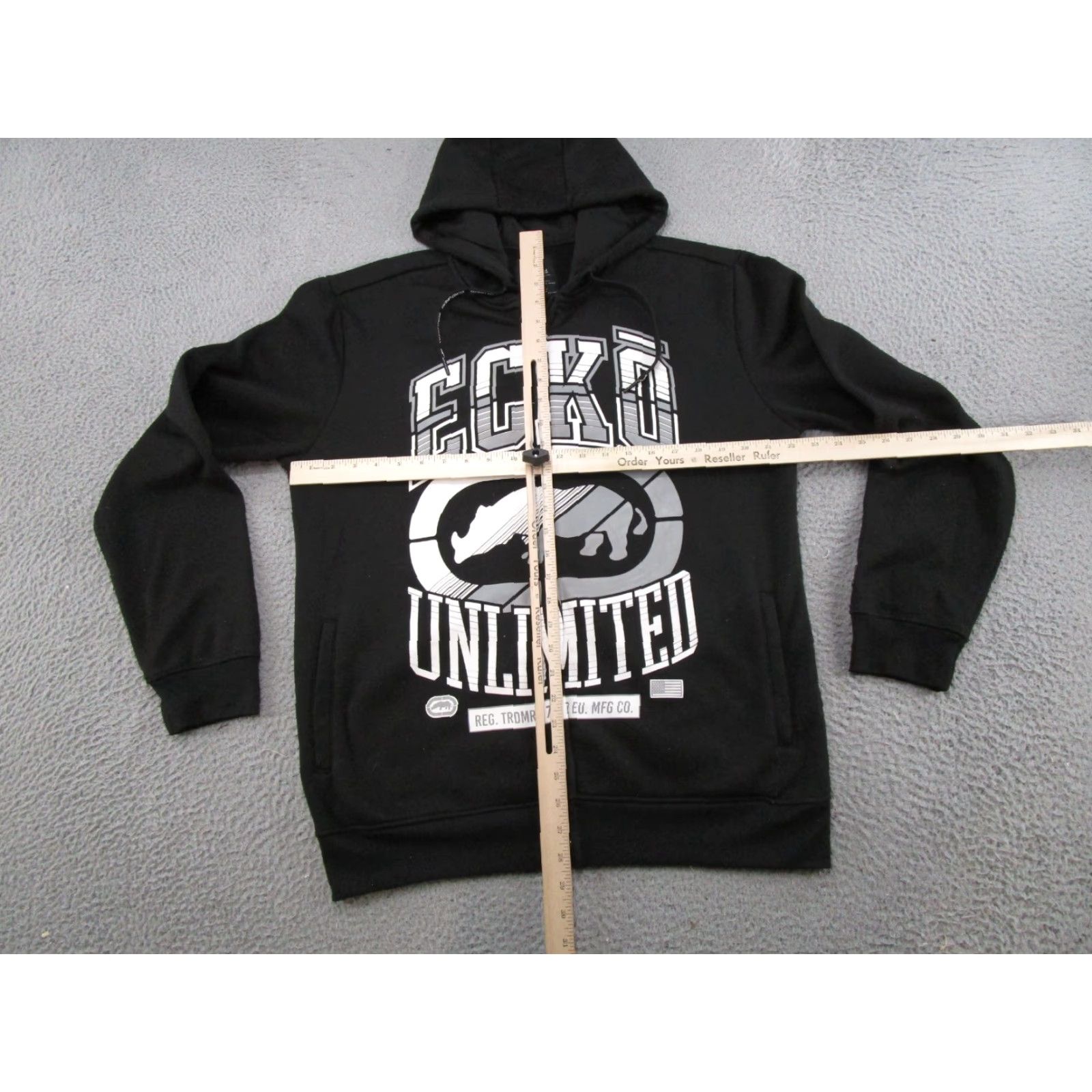 Ecko Unltd. VINTAGE Ecko Unltd. Hooded Full Zip Hoodie Men’s L Black Grunge 90s Skater Size US L / EU 52-54 / 3 - 6 Thumbnail