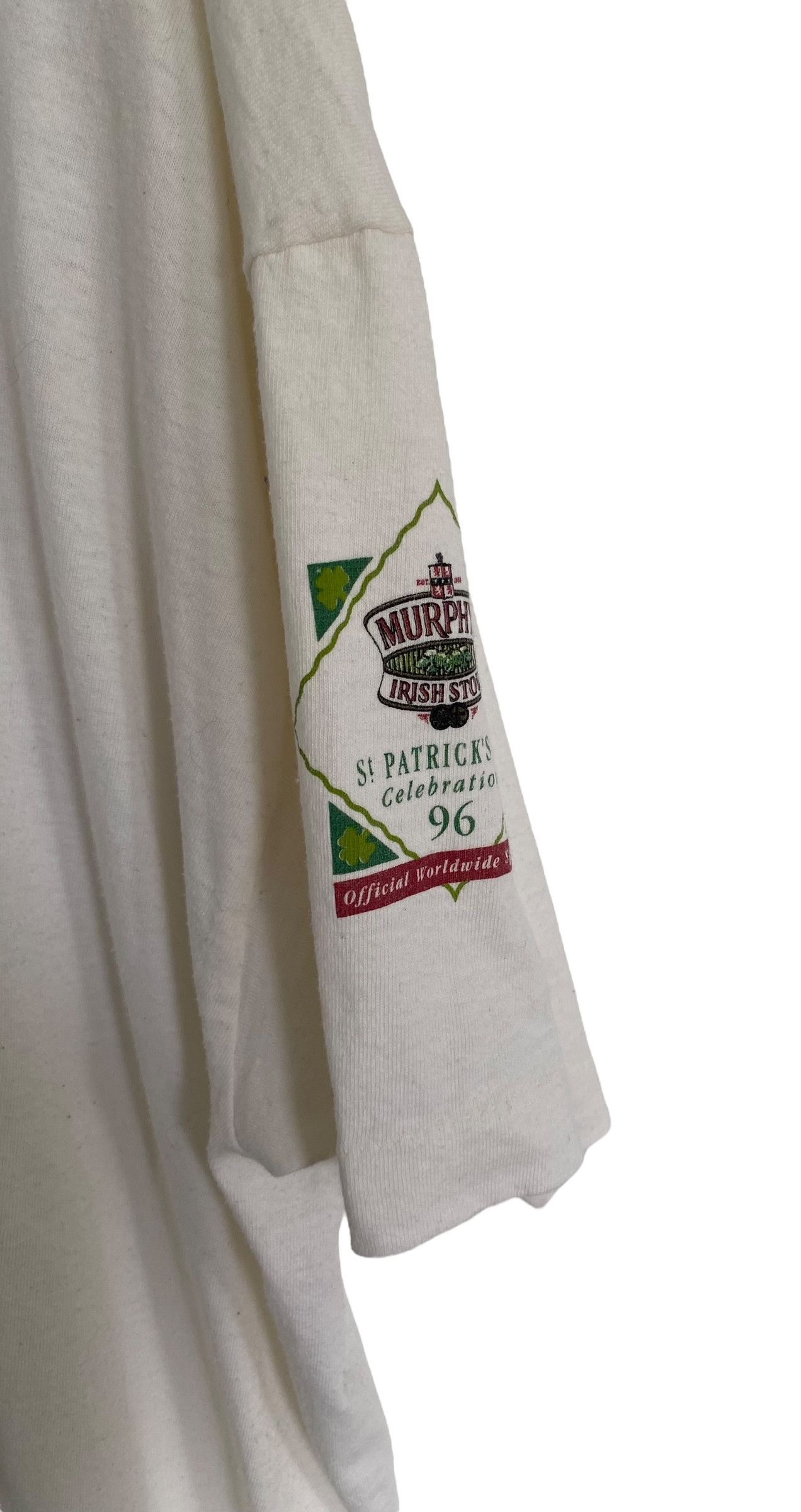 Vintage Murphys Irish Stout St. Patrick Celebration 96 single stitch Size US XL / EU 56 / 4 - 3 Thumbnail