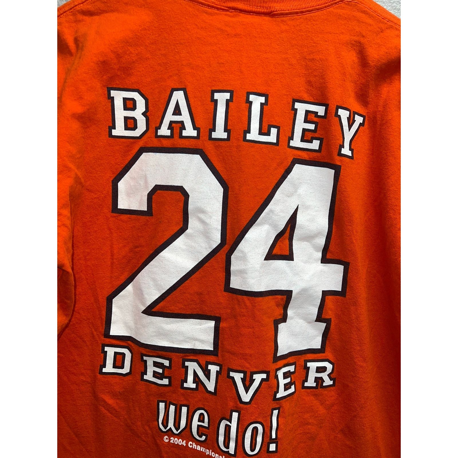 Fruit Of The Loom Champ Bailey Denver Broncos Shirt Got Champ? Football 2004 Size US M / EU 48-50 / 2 - 6 Thumbnail