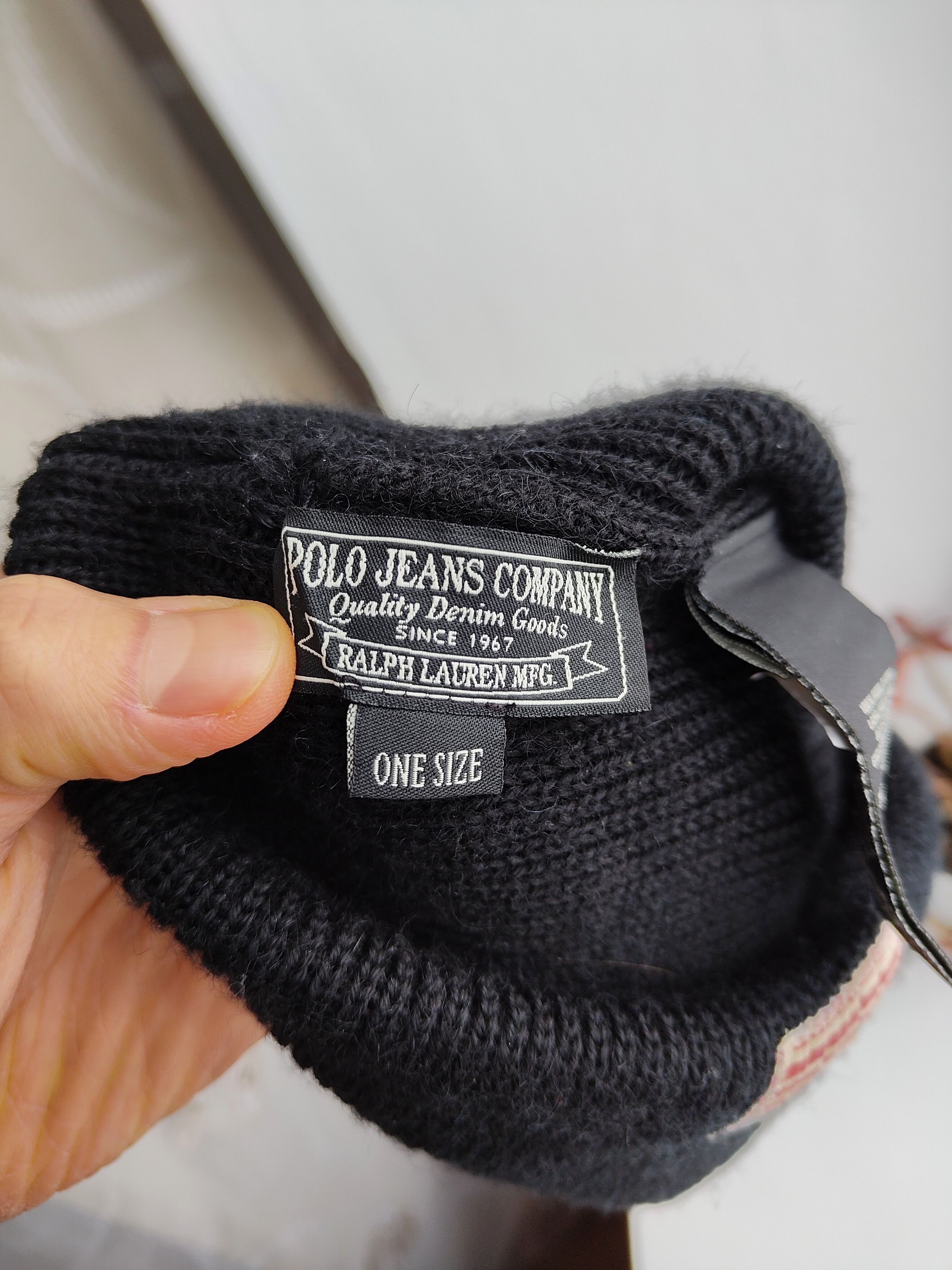 Ralph Lauren Vintage Polo Ralph Lauren Wool Beanie Hat Polo Jeans RL USA Size ONE SIZE - 7 Thumbnail