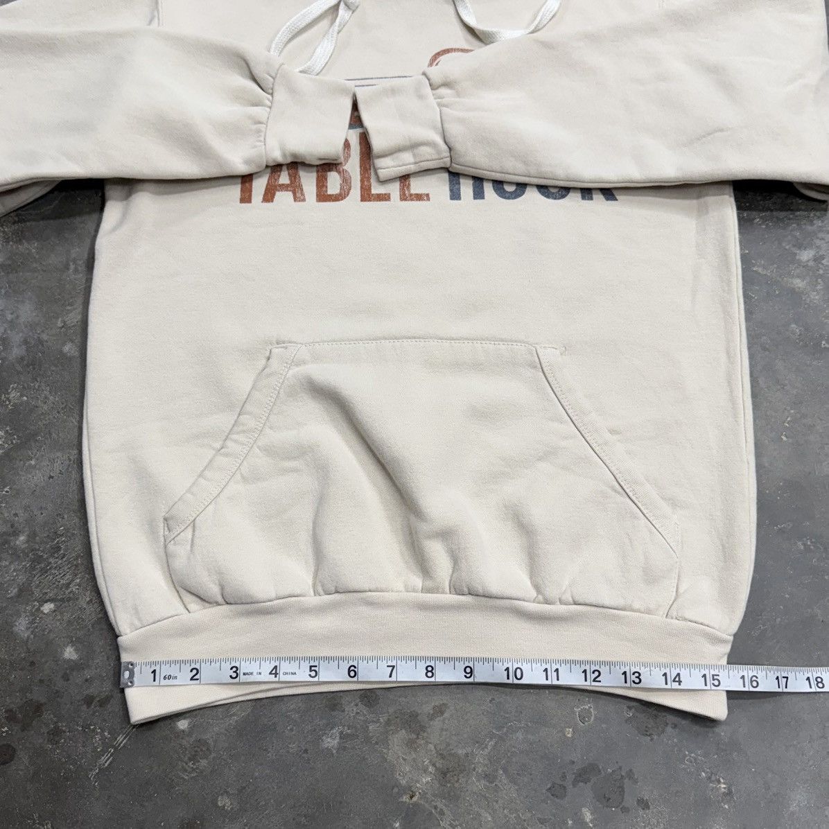 Jerzees Vintage MV Sport Table Rock Graphic Fleece Hoodie Size US S / EU 44-46 / 1 - 8 Thumbnail