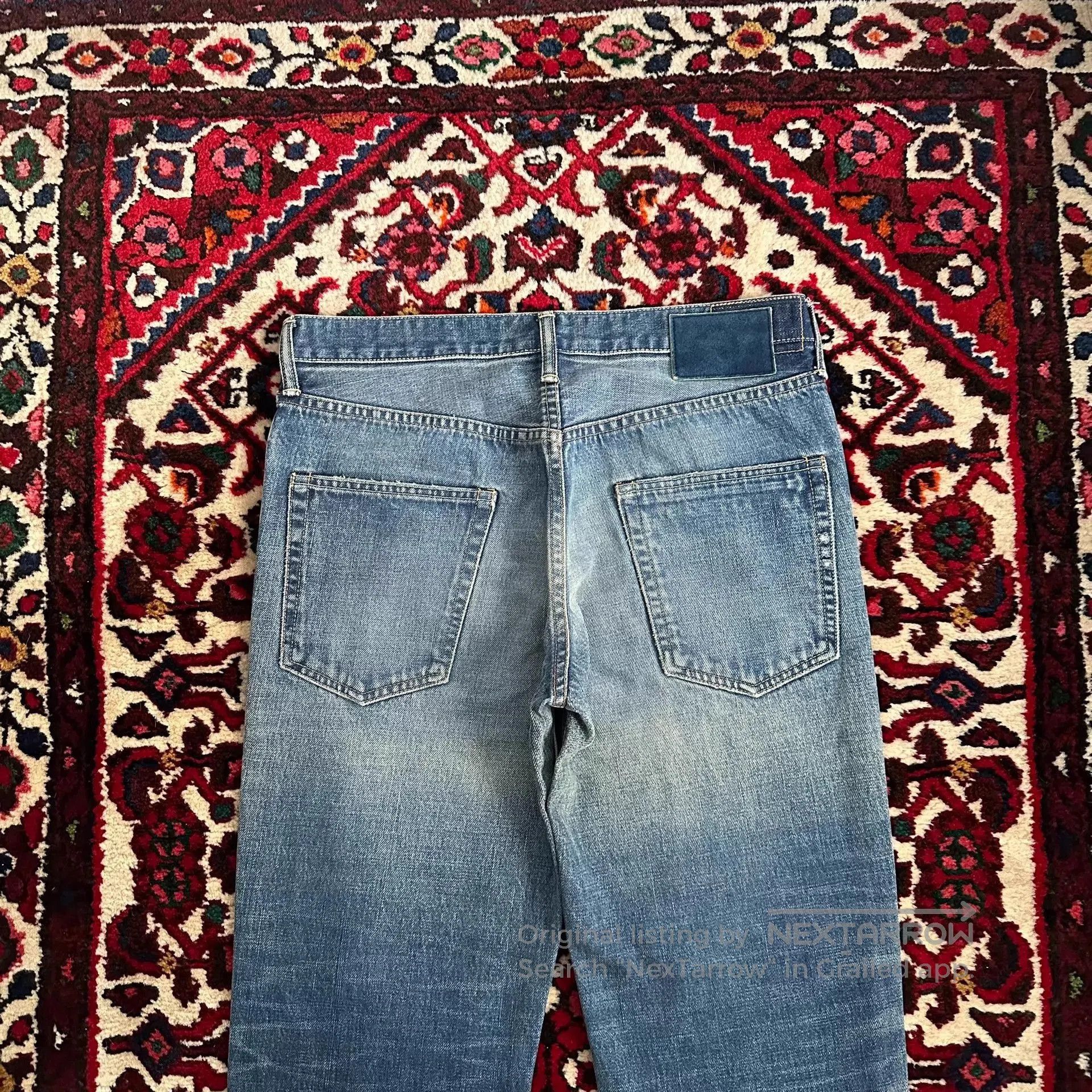 Visvim Blue Distressed Denim Jeans. Size US 34 / EU 50 - 5 Thumbnail