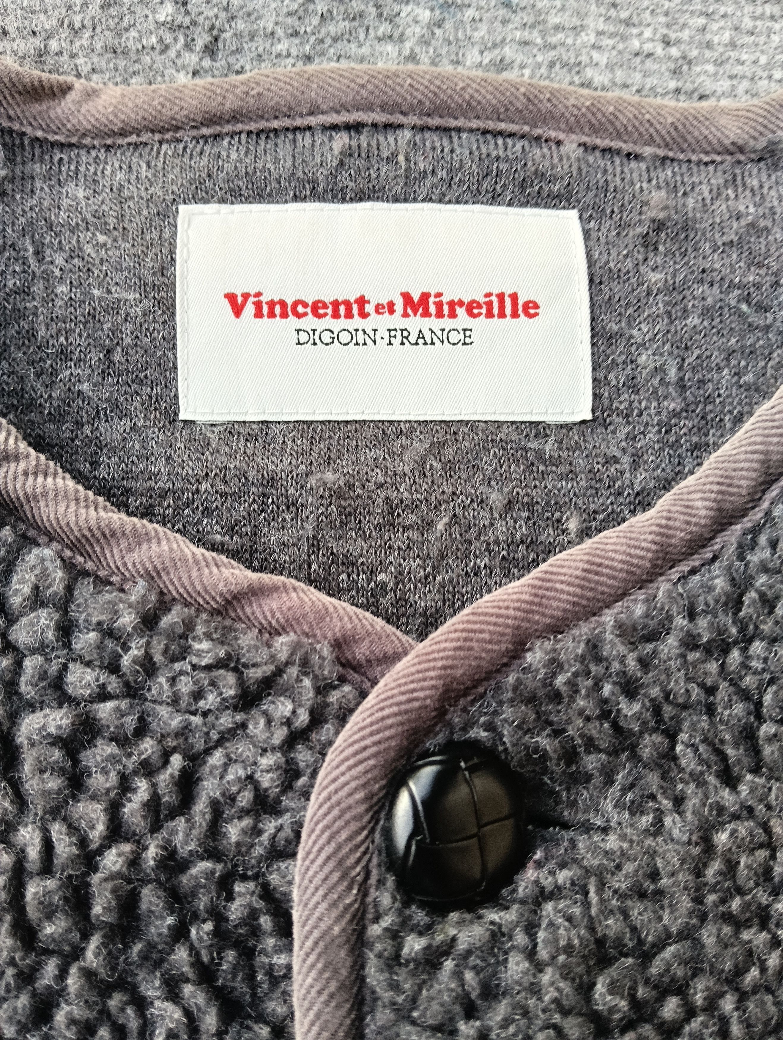 Japanese Brand Vincent et Mireille Digoin France fleece jacket. Size US M / EU 48-50 / 2 - 9 Thumbnail