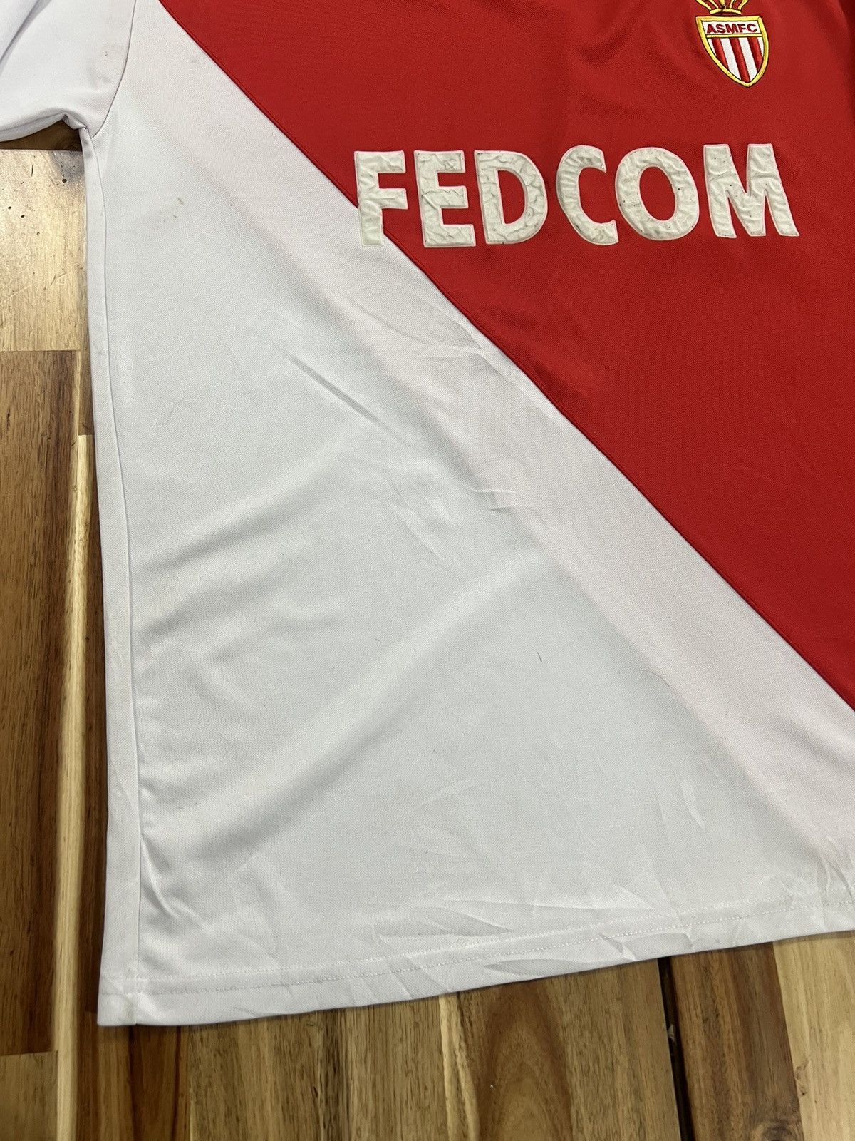 Vintage AS Monaco FC Bootleg Jersey Size US XL / EU 56 / 4 - 5 Thumbnail