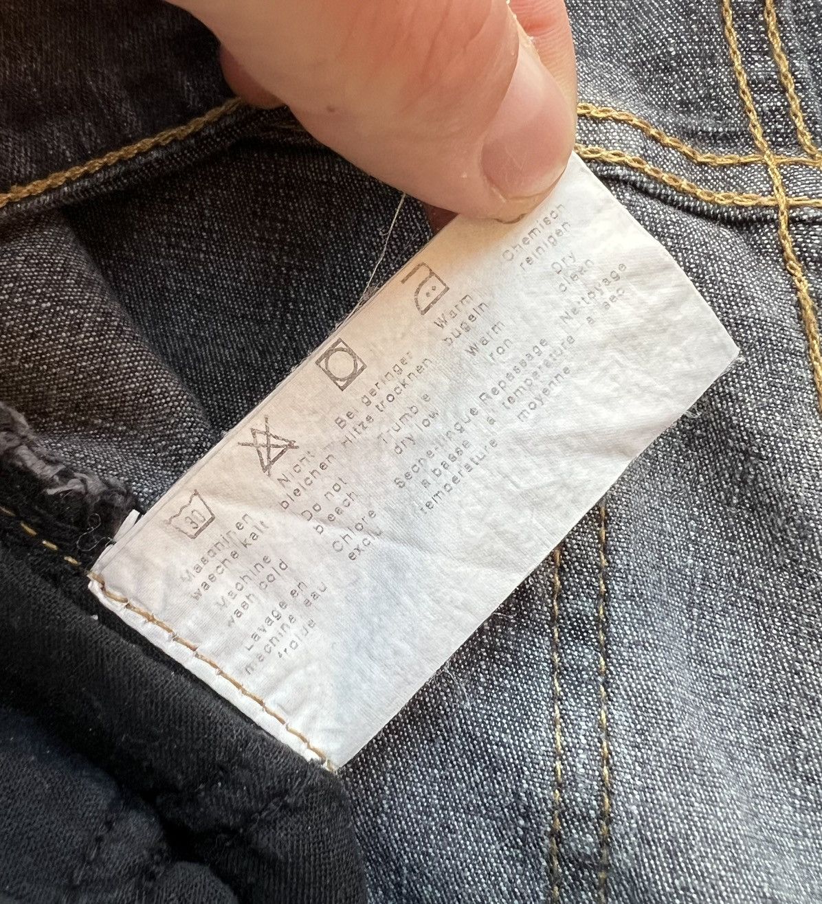 MCM × Vintage Vintage MCM Washed Gray Jeans Denim Pants Size 27" / US 4 / IT 40 - 11 Thumbnail