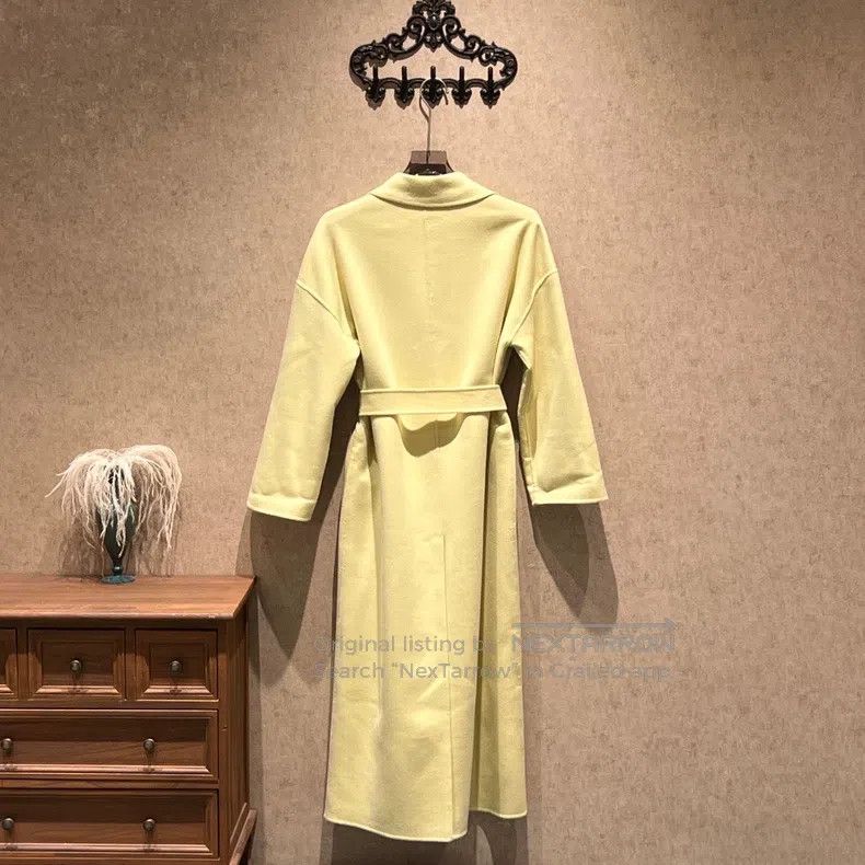 Loro Piana Loro Piana Chicken Yellow Cashmere Coat Size XS / US 0-2 / IT 36-38 - 2 Thumbnail