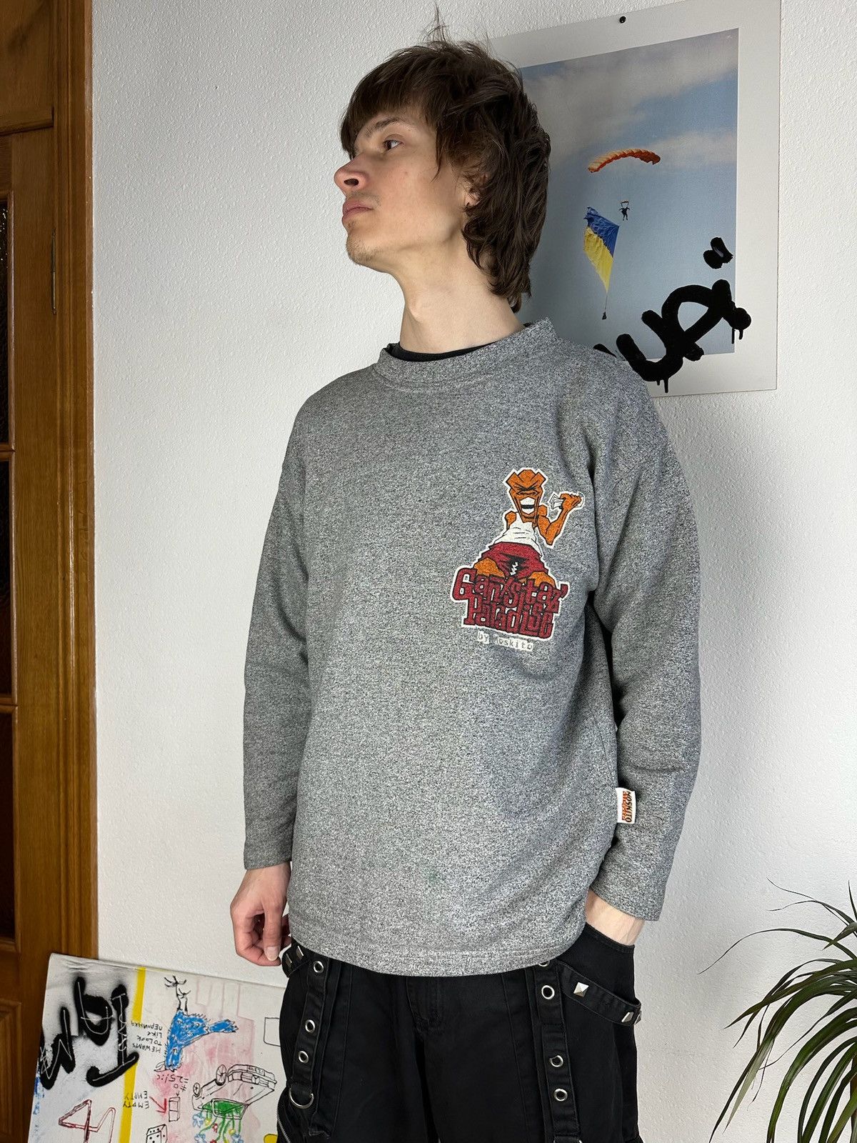 Rap Tees × Vintage Vintage gangster techno Skateboarding Rap Graffiti Size US M / EU 48-50 / 2 - 5 Thumbnail