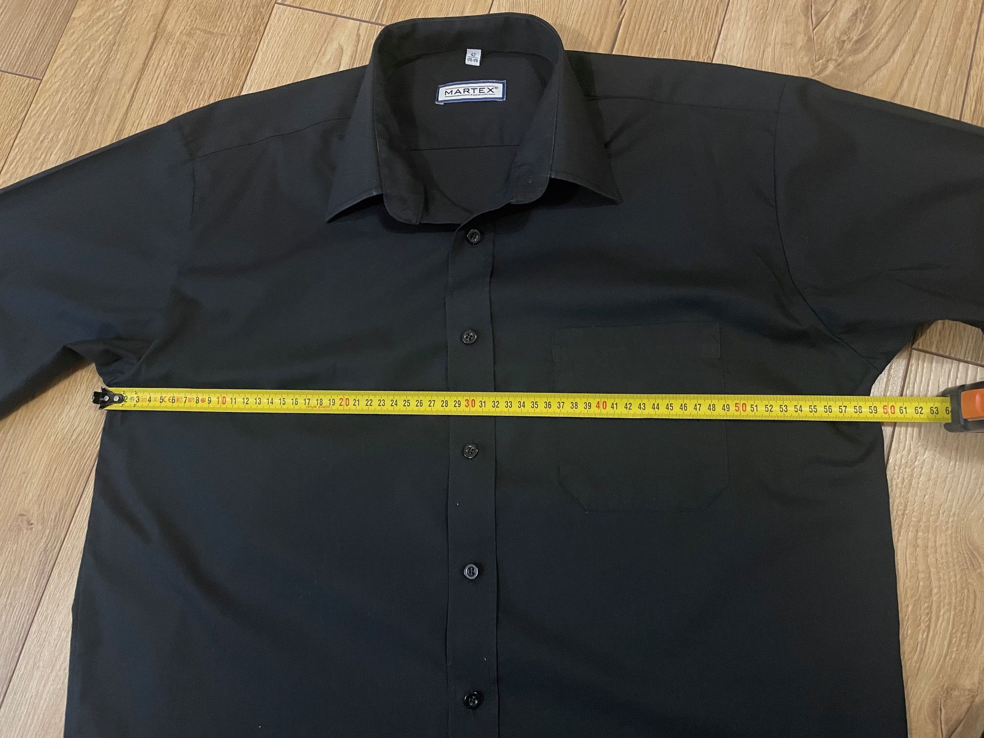 Other Men's black short-sleeved shirt L/XL Martex Size US L / EU 52-54 / 3 - 3 Thumbnail