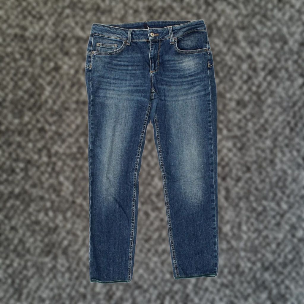 Liu Jo LIU JO Womens Milano Tapered Jeans Navy Blue Cotton W30 L25 Size 30" / US 8 / IT 44 - 1 Thumbnail