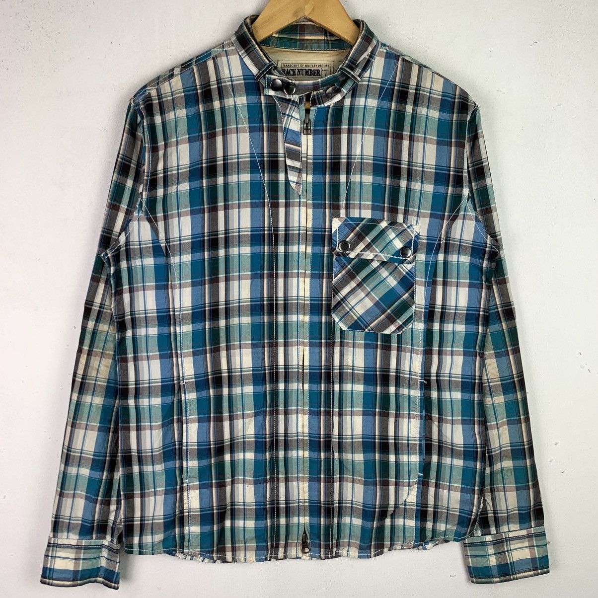 Japanese Brand × Vintage Vintage Back Number Checked Jacket Size US L / EU 52-54 / 3 - 2 Thumbnail