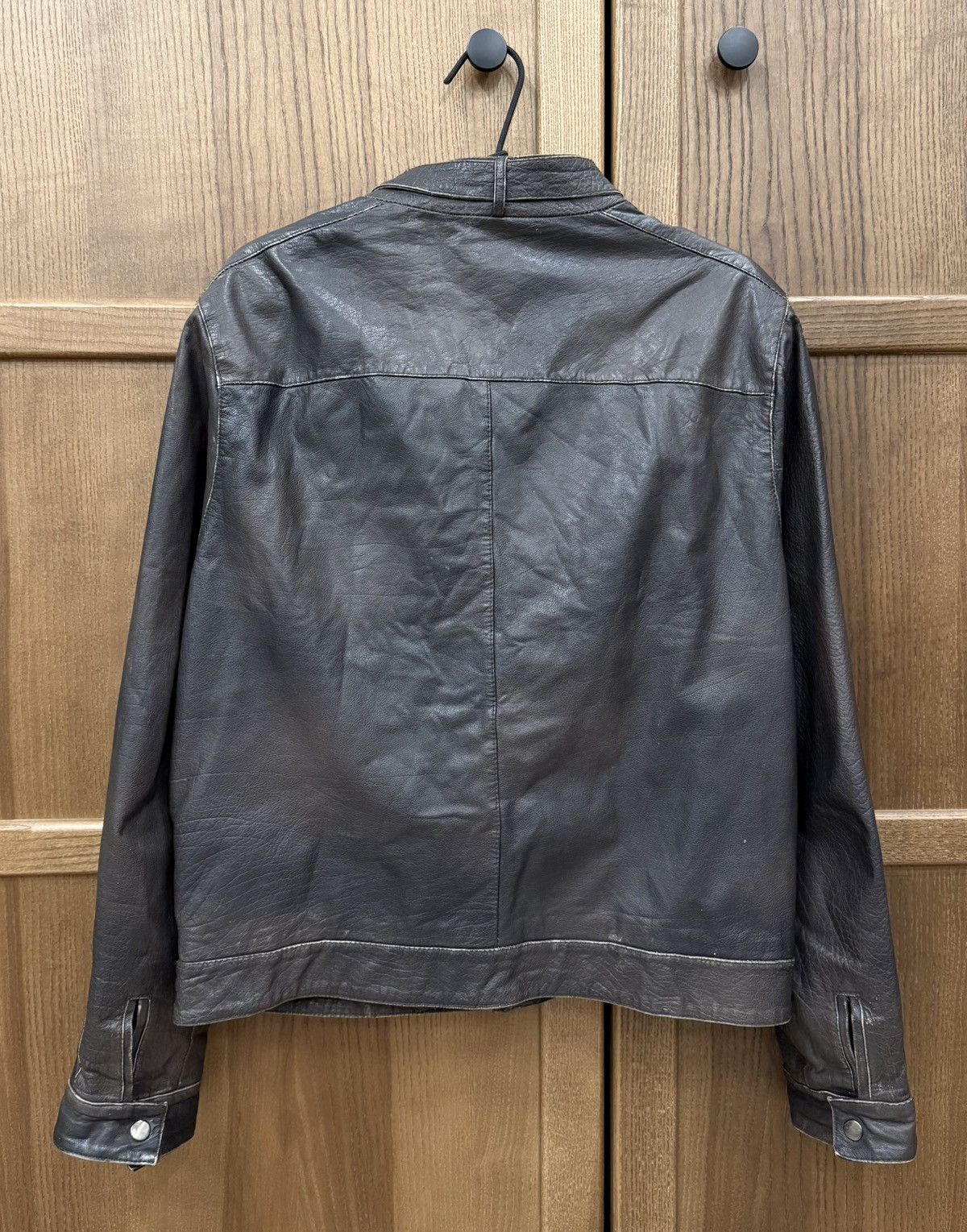 John Richmond John Richmond Motorcycle Biker Distressed Leather Jacket Size US M / EU 48-50 / 2 - 11 Thumbnail