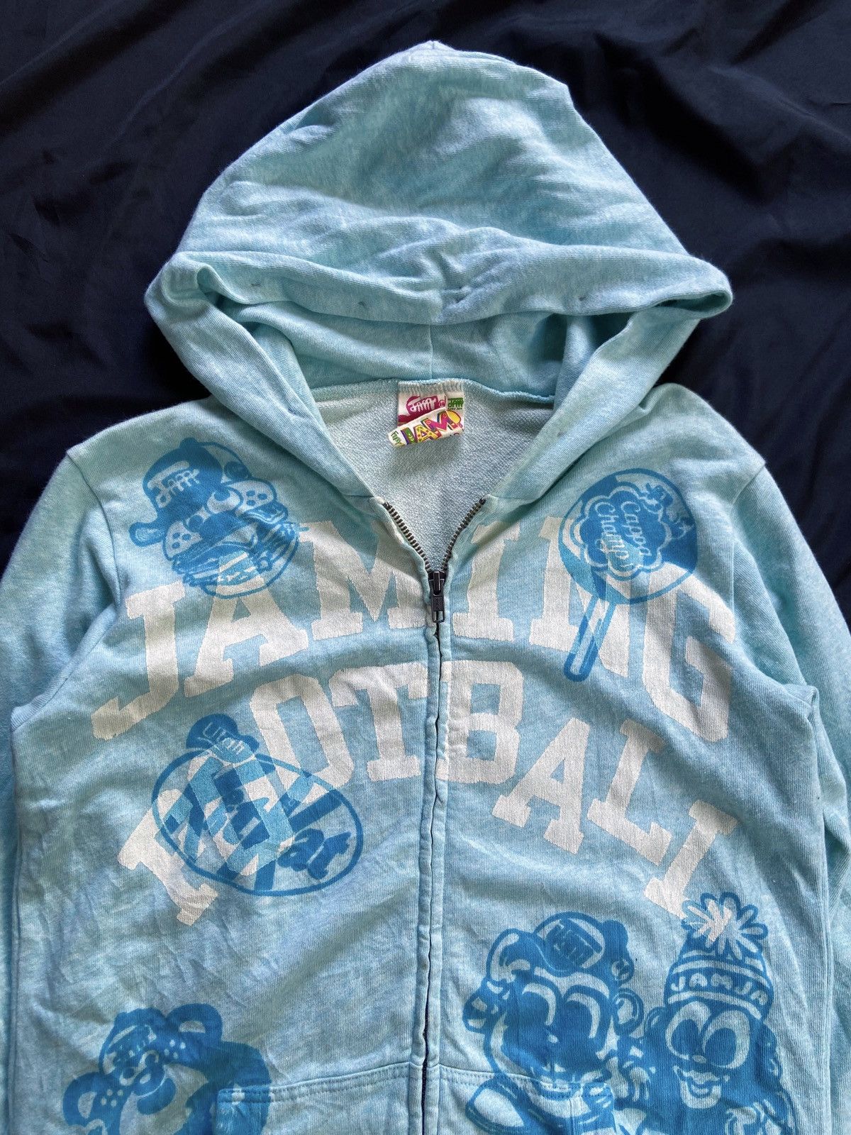 20471120 JAMMING FOOTBALL PAINTING 387 ZIP HOODIE Size US S / EU 44-46 / 1 - 6 Thumbnail