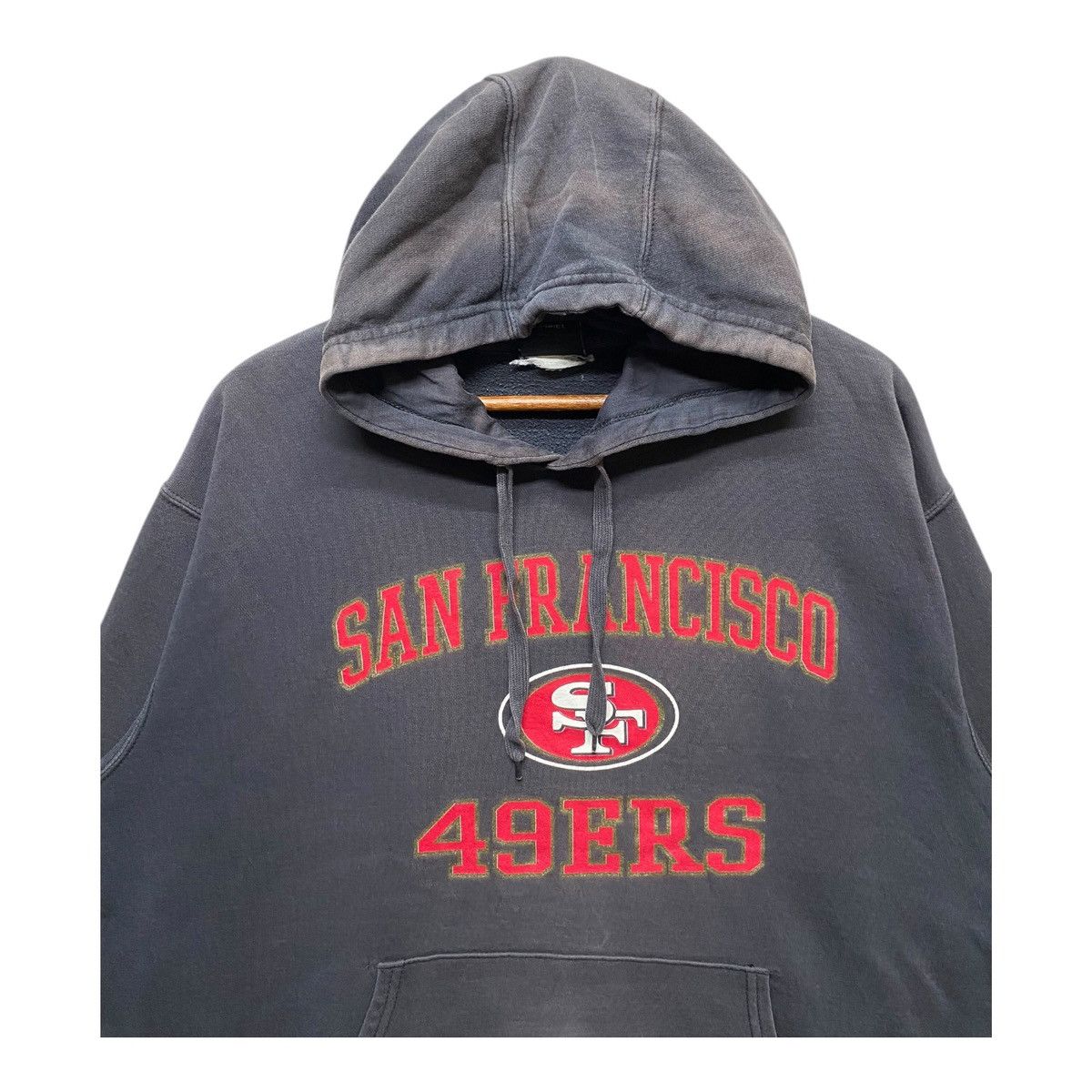NFL × Vintage Vintage San Francisco 49ERS Hoodie NFL Pullover Size XL Size US XL / EU 56 / 4 - 4 Thumbnail